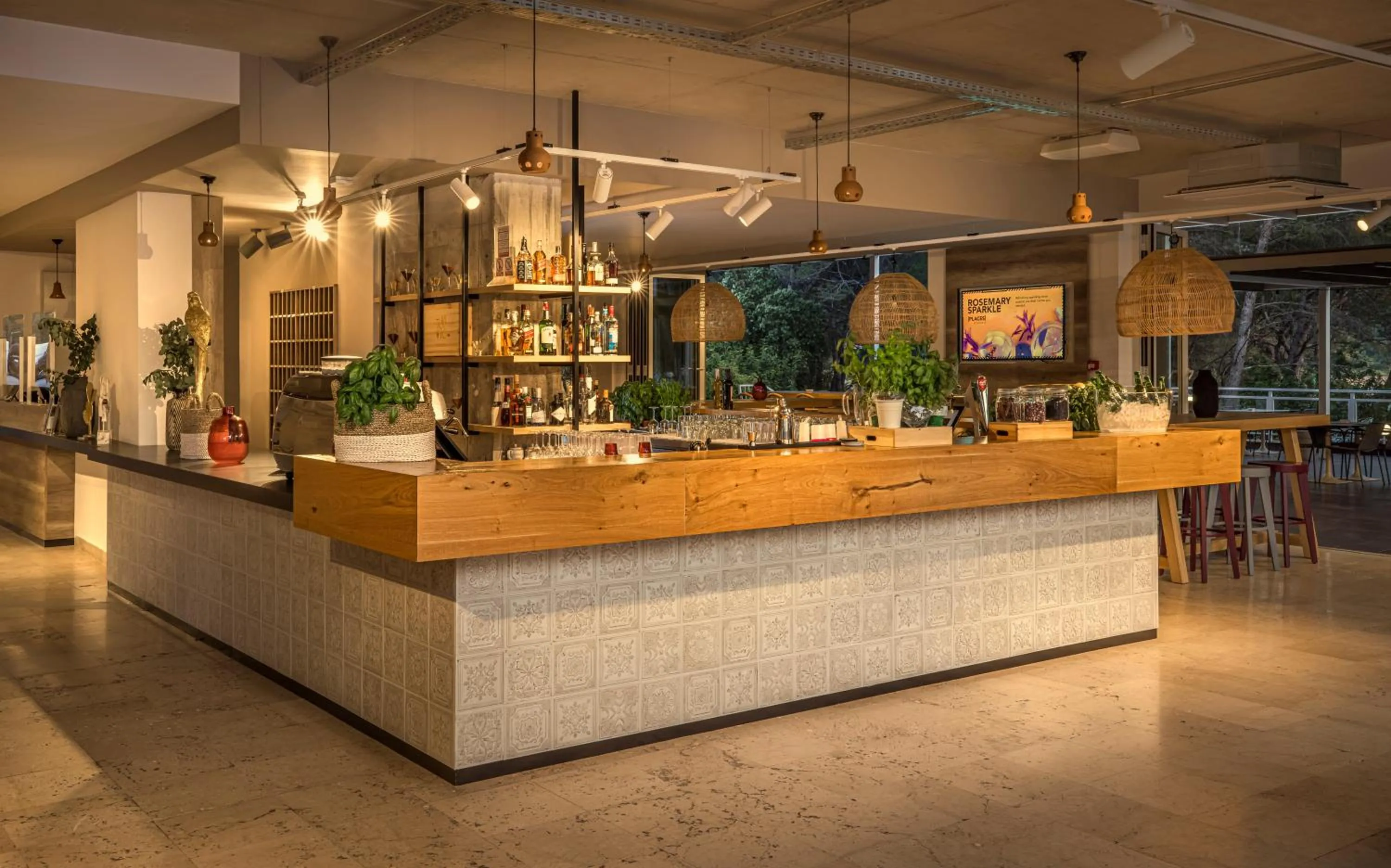 Lounge or bar in PLACES Hvar Hotel by Valamar