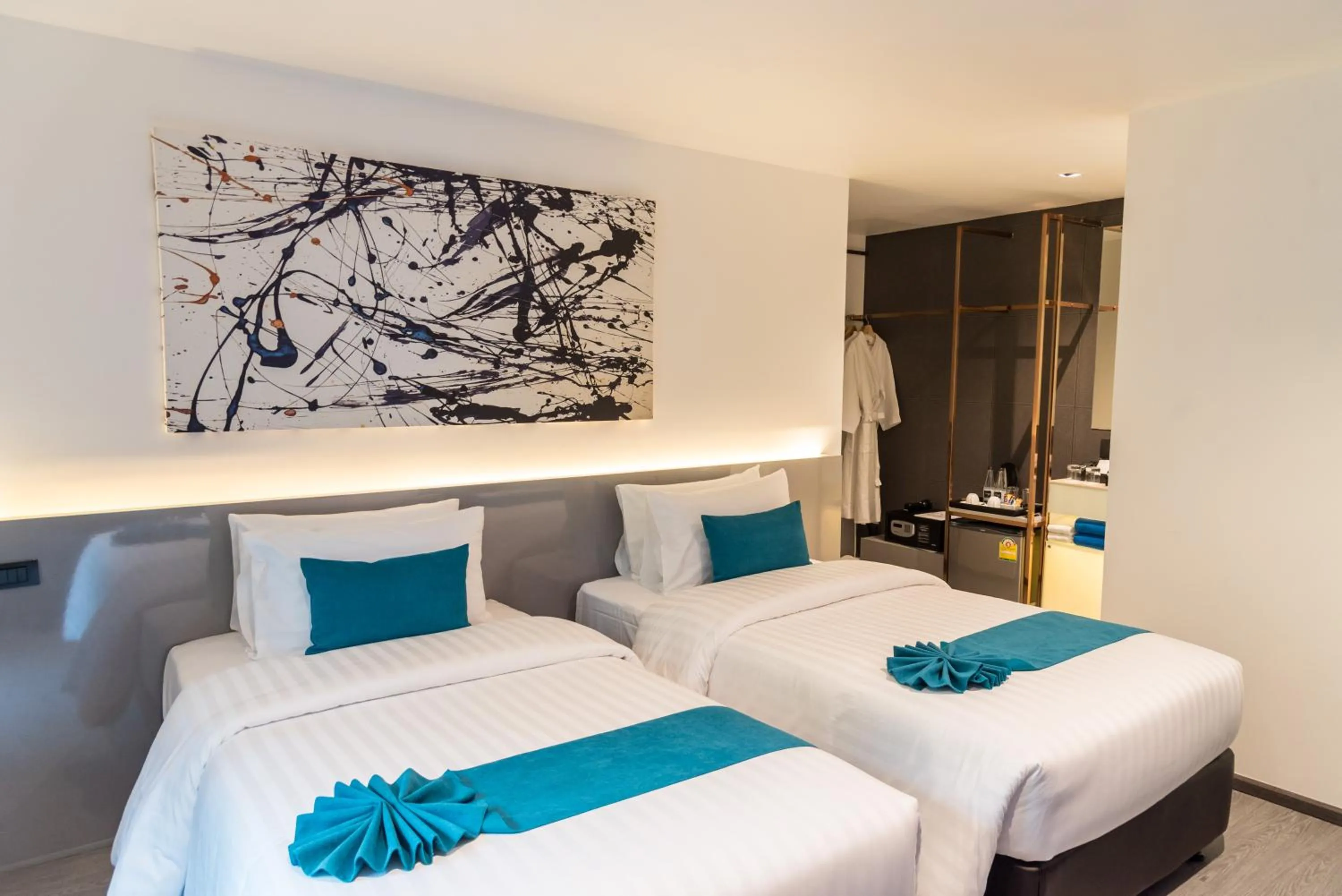 Bedroom, Bed in Haven't Met Bangkok Silom by Cross Collection