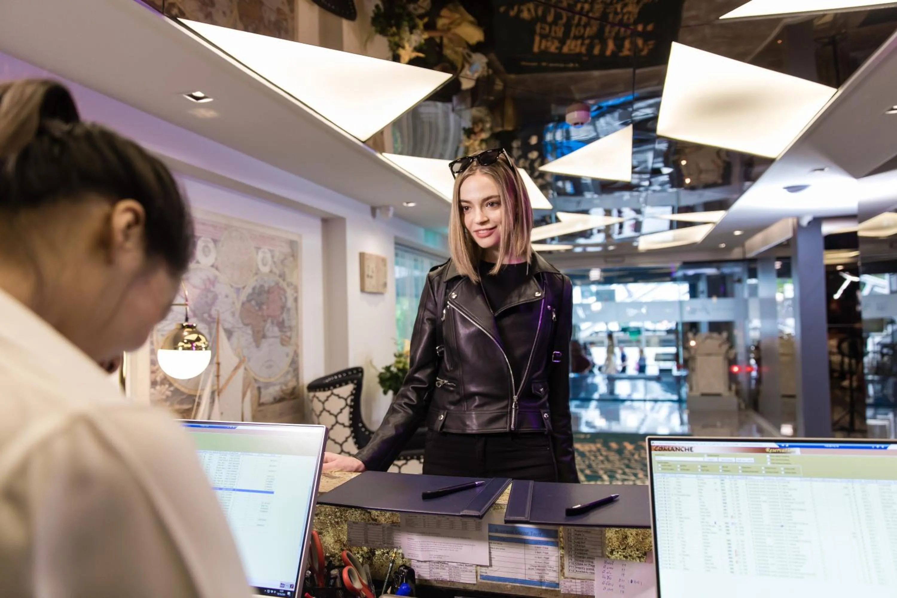 Lobby or reception in Haven't Met Bangkok Silom by Cross Collection