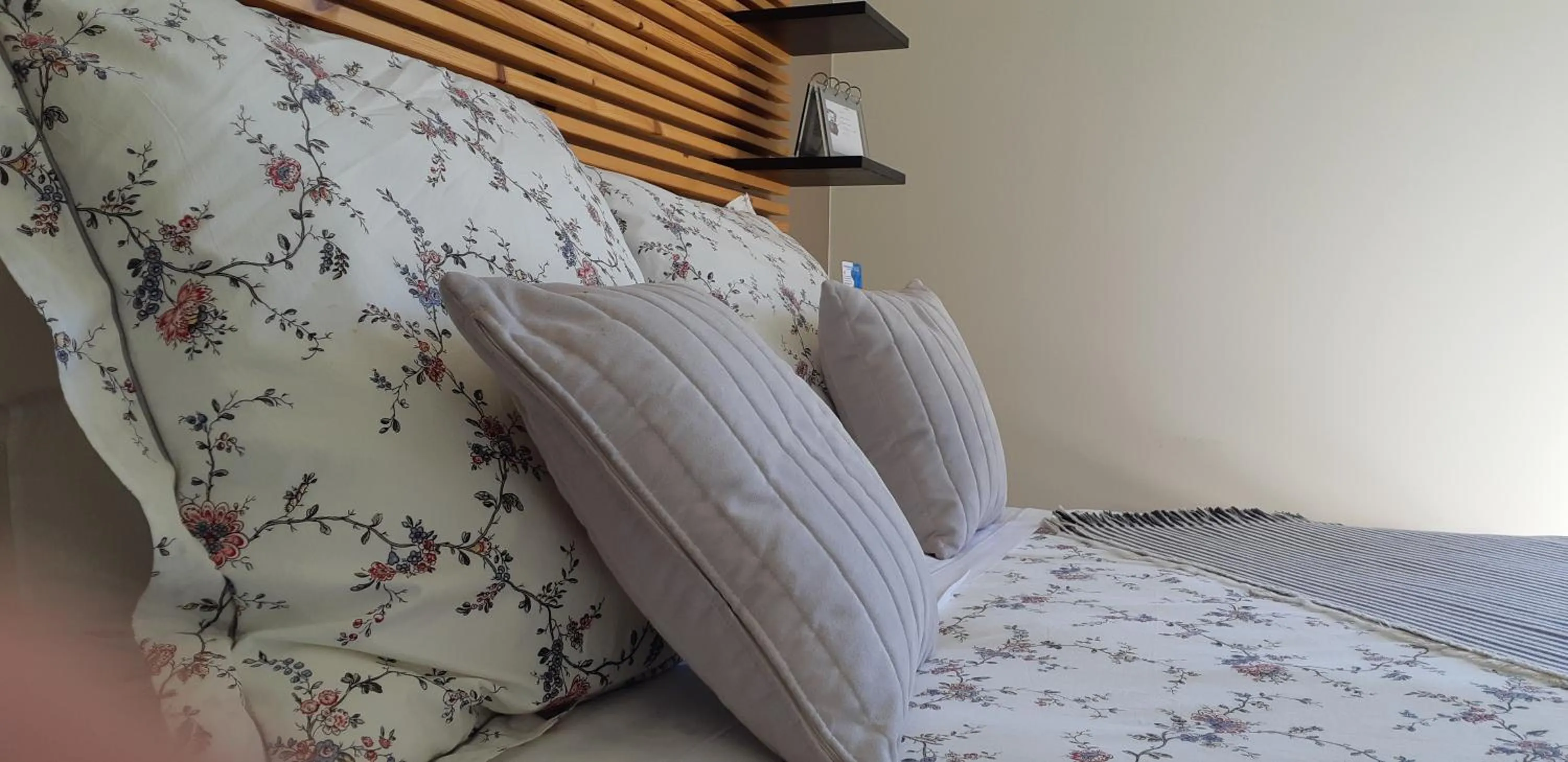 Bed in Logis Hotel du Lac