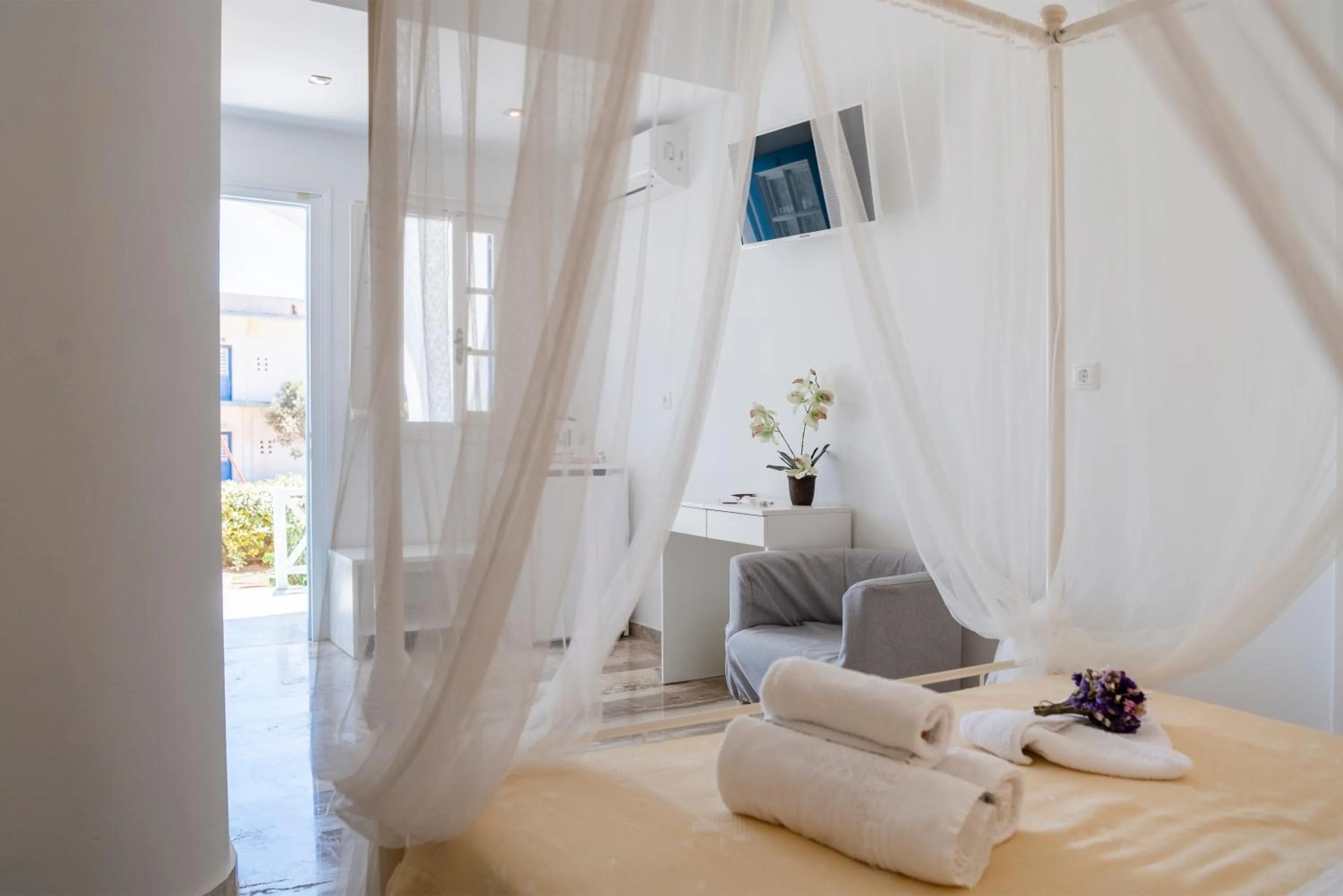 Bed in Eleana Studios