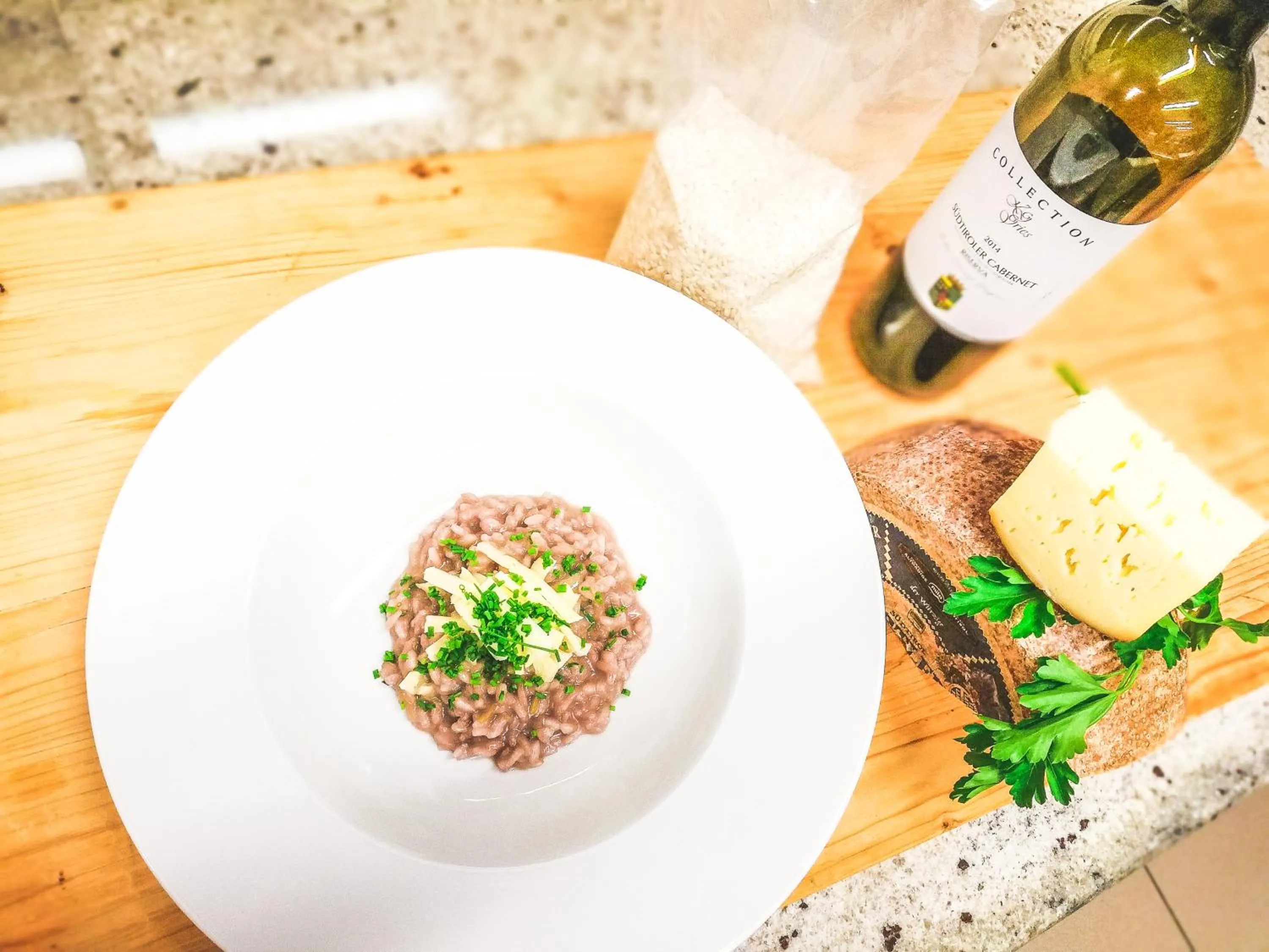 Food close-up in Pension Maria