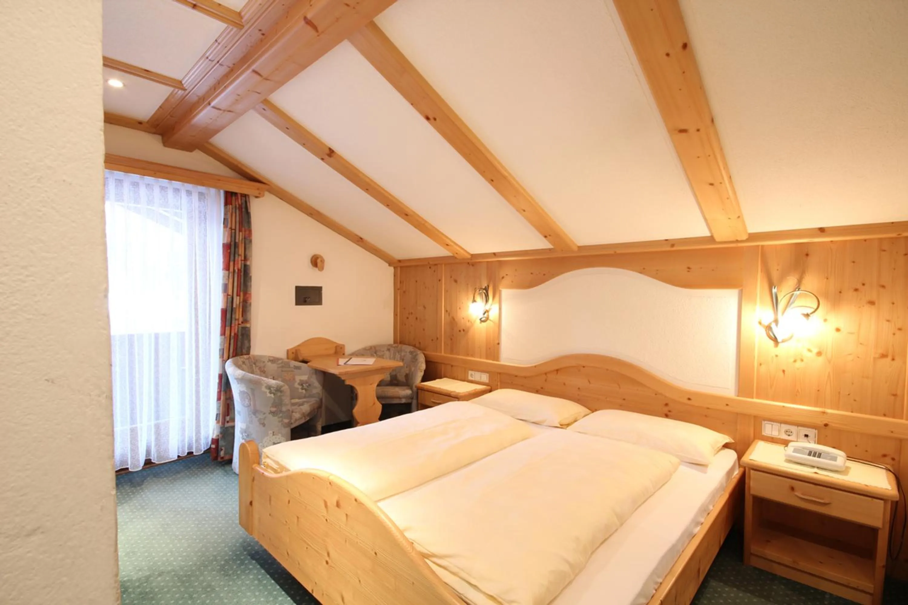 Bedroom, Bed in Pension Maria