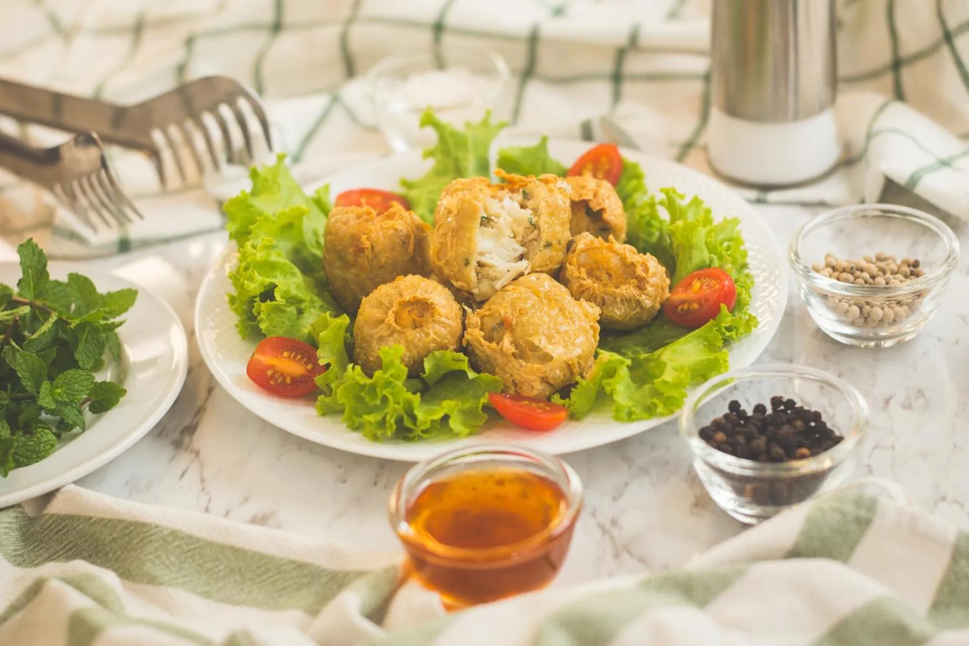 Food close-up in Le Bonheur Poshtel