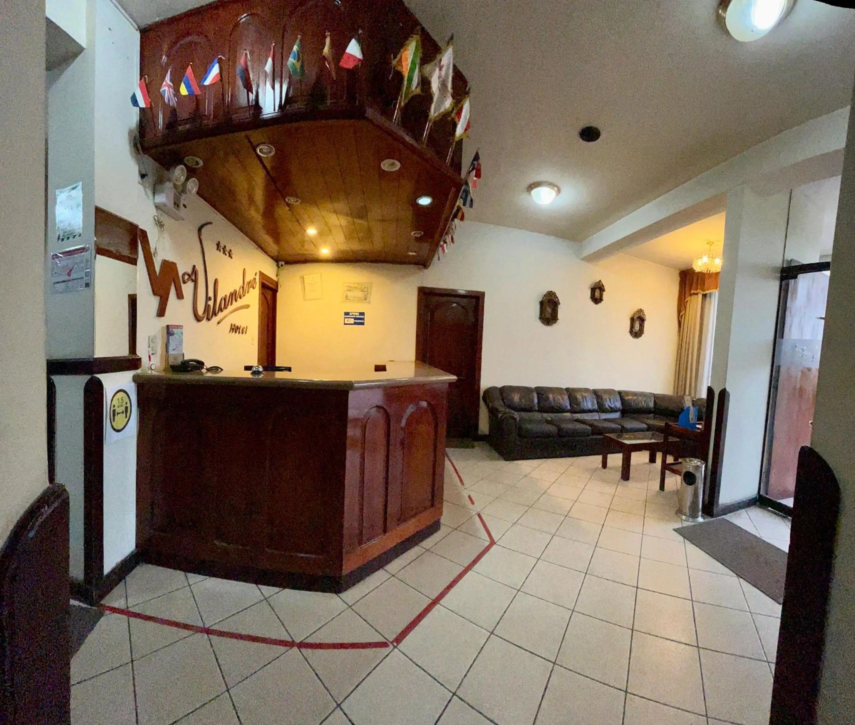 Lobby or reception in Hotel Vilandre