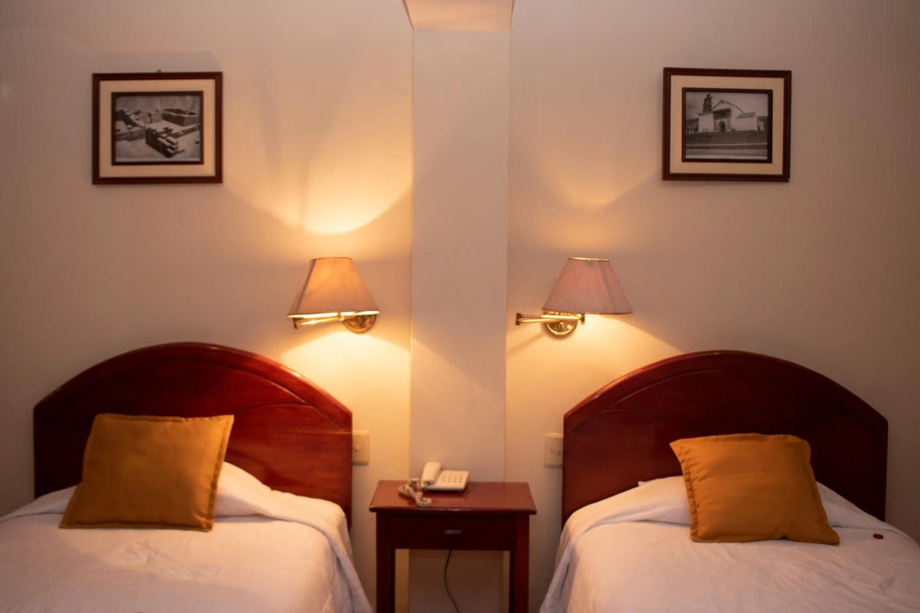 Bed in Hotel Vilandre