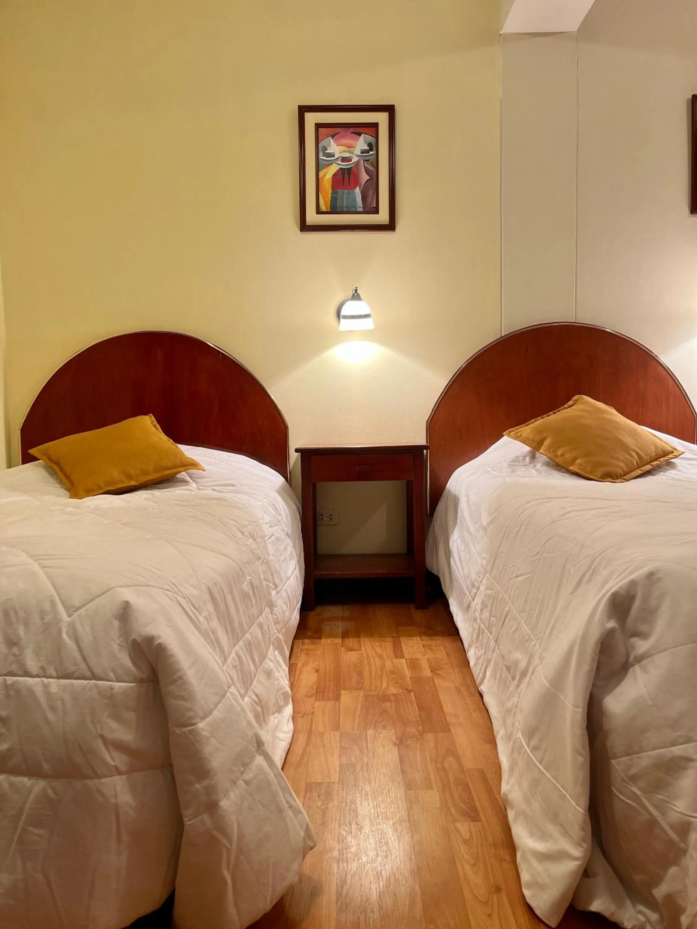 Bed in Hotel Vilandre