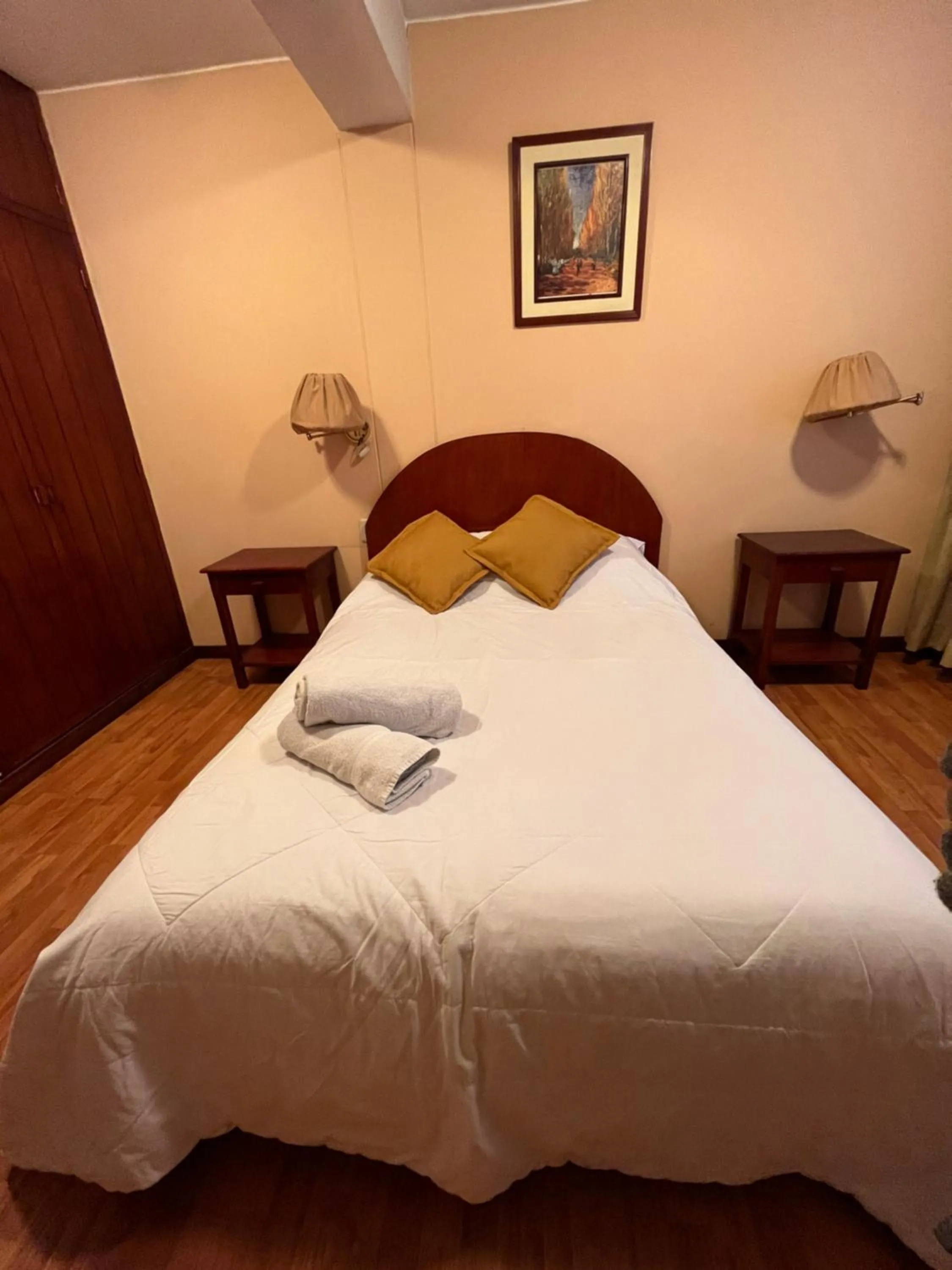 Bed in Hotel Vilandre