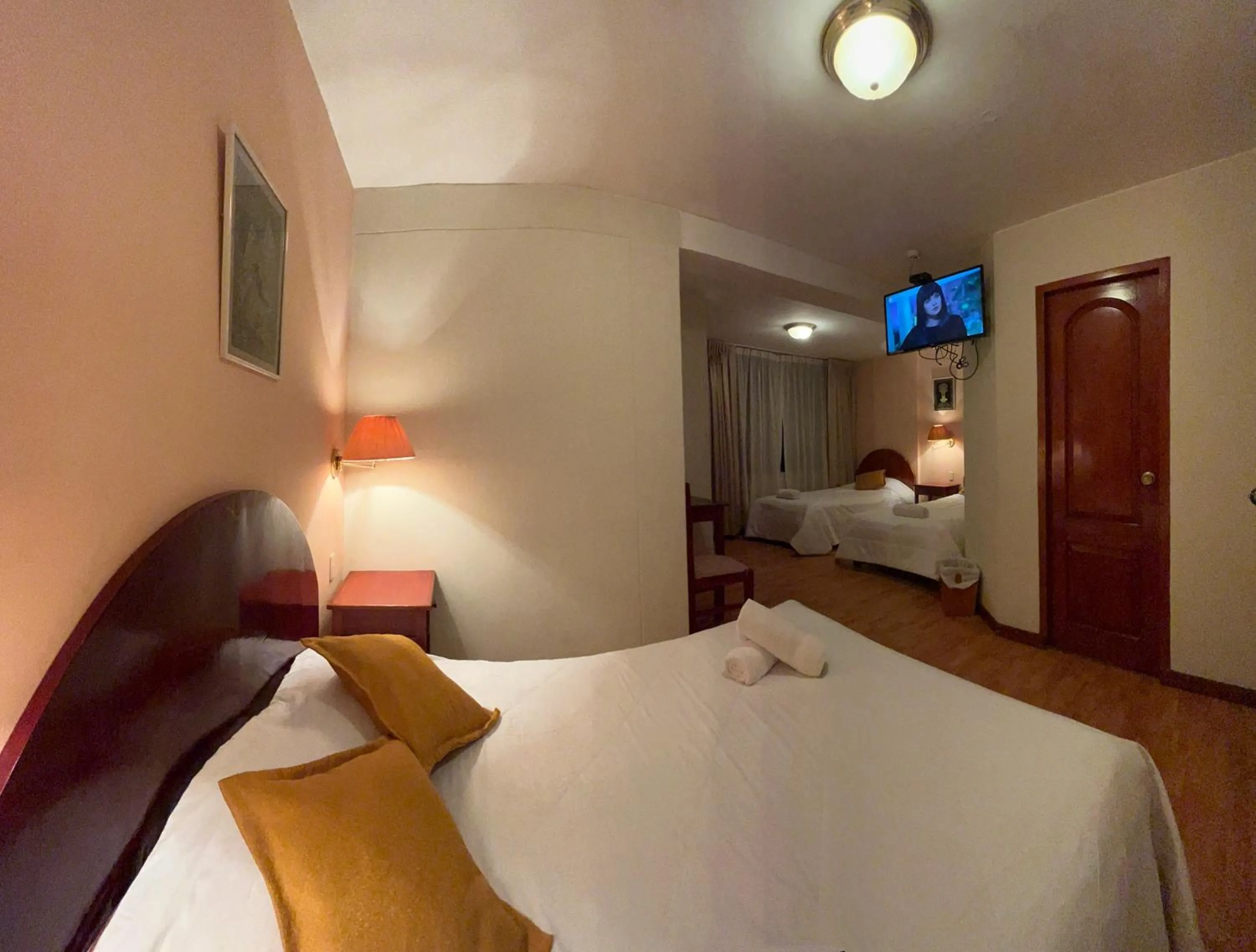 Bed in Hotel Vilandre