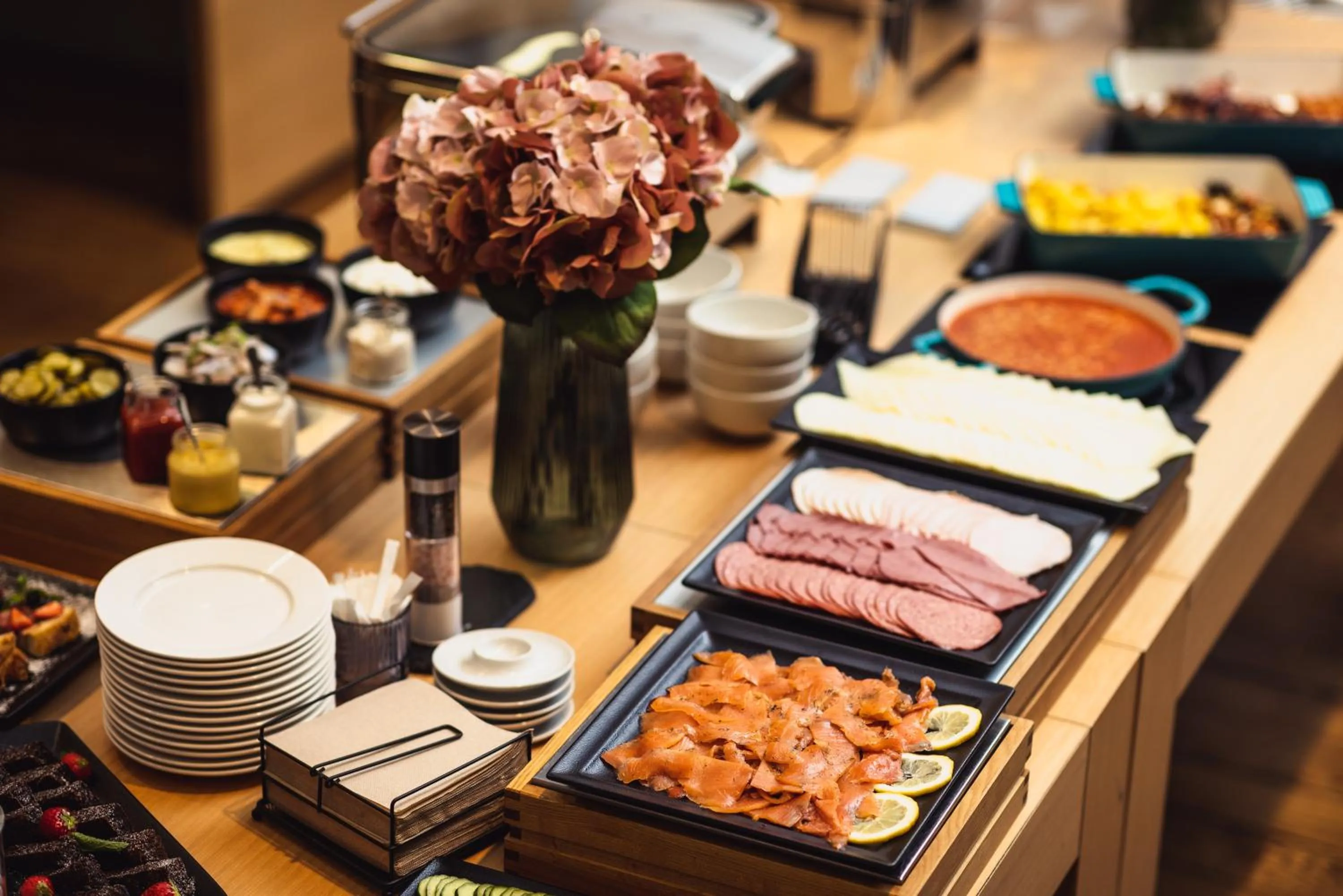 Food close-up in Hotel Soho
