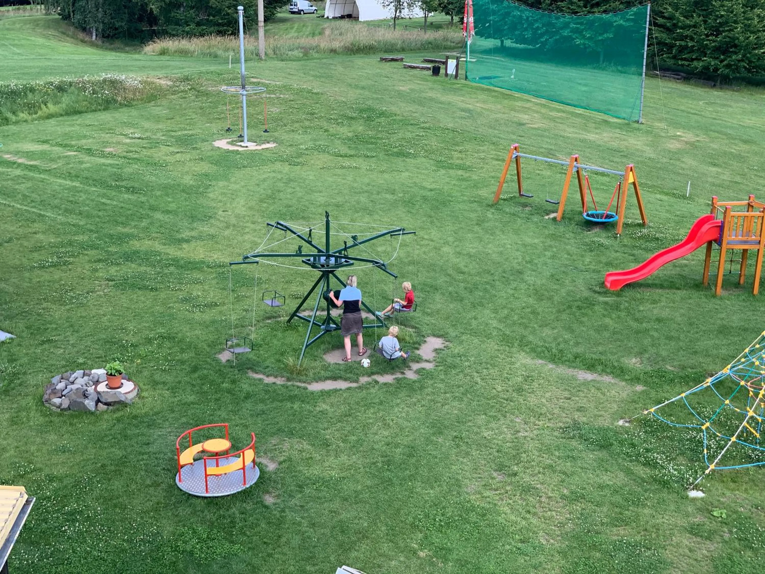 Garden view in Hotel Devítka