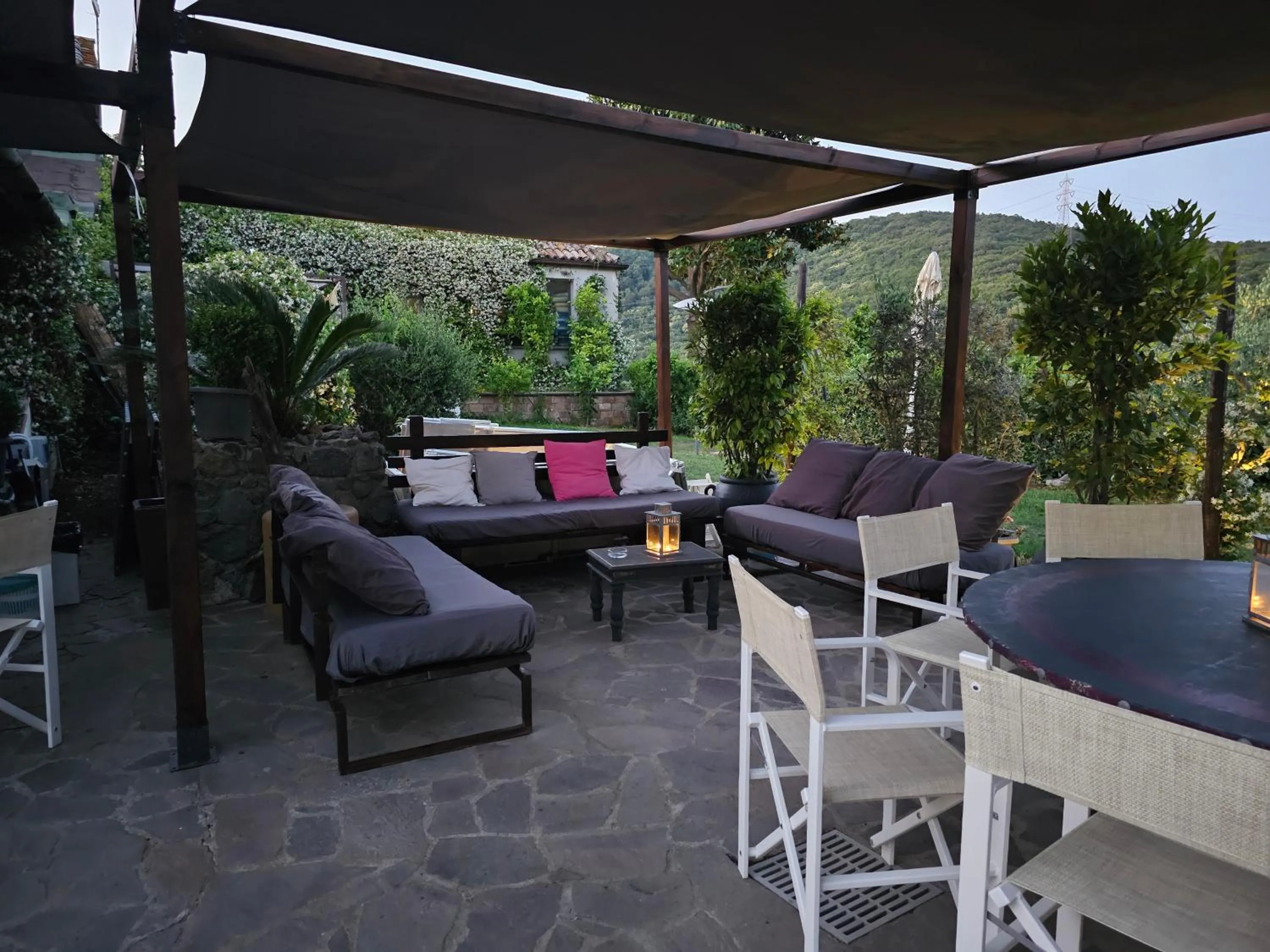 Patio in Almanuda Naturist Village
