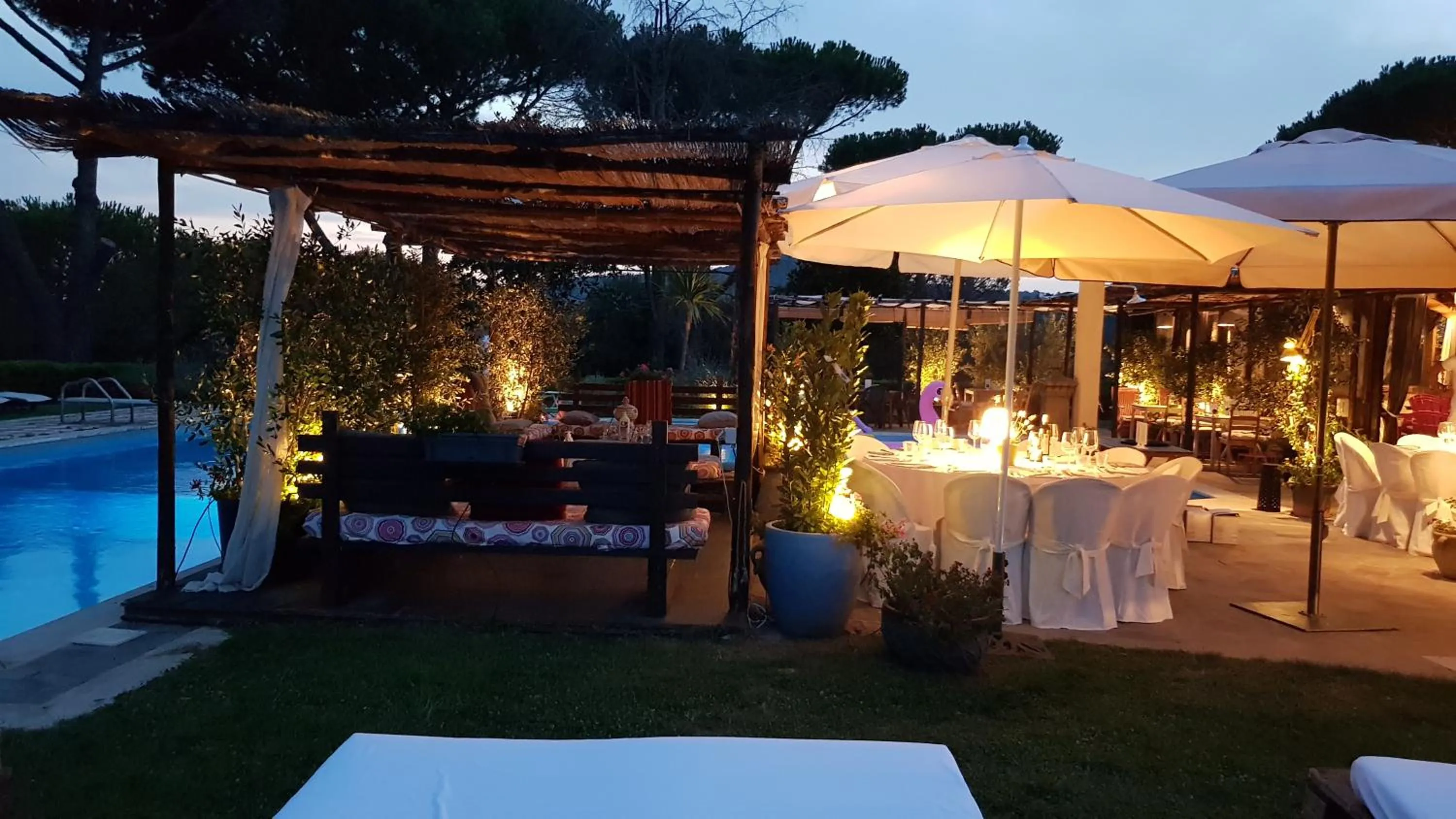 Patio in Almanuda Naturist Village