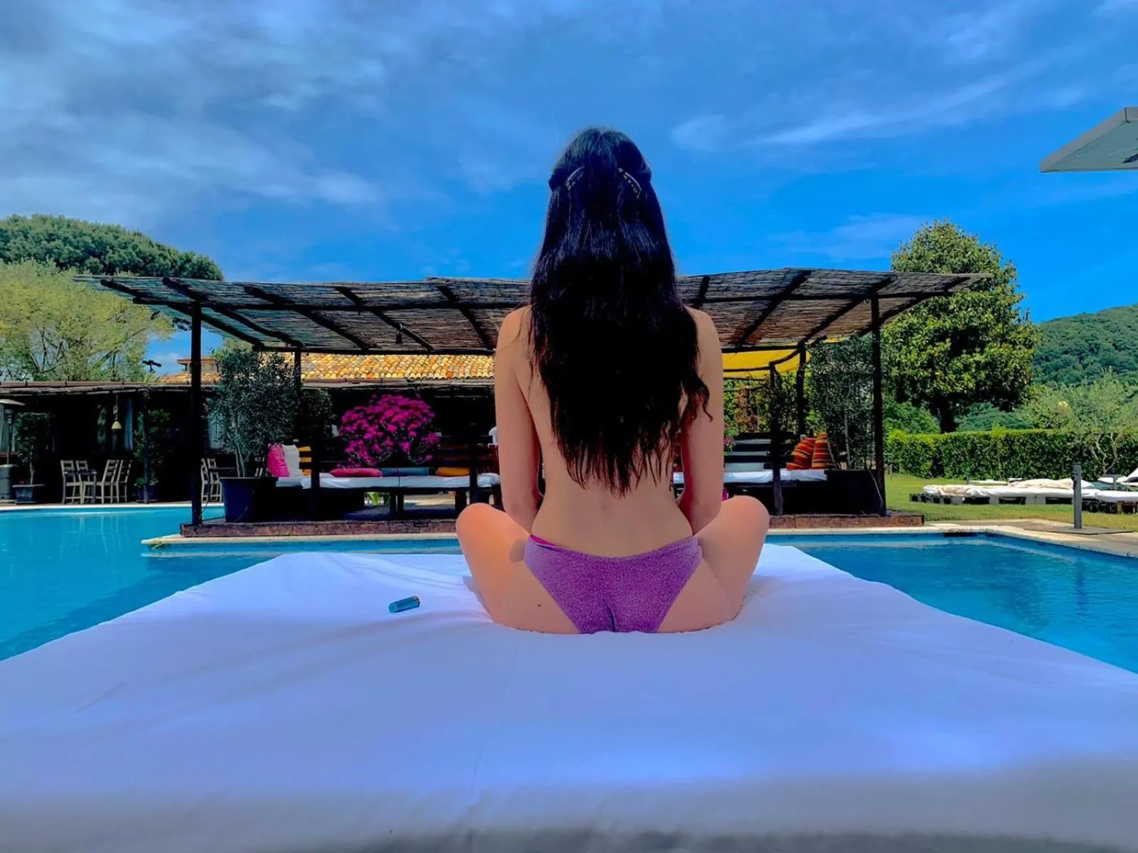 People in Almanuda Naturist Village