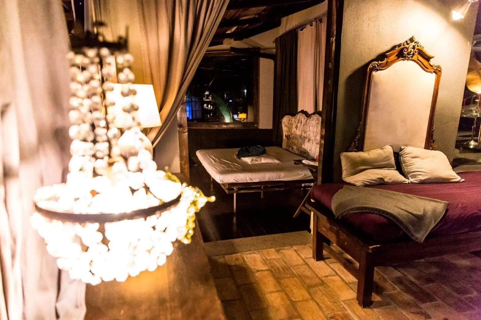 Night, Bed in Almanuda Naturist Village