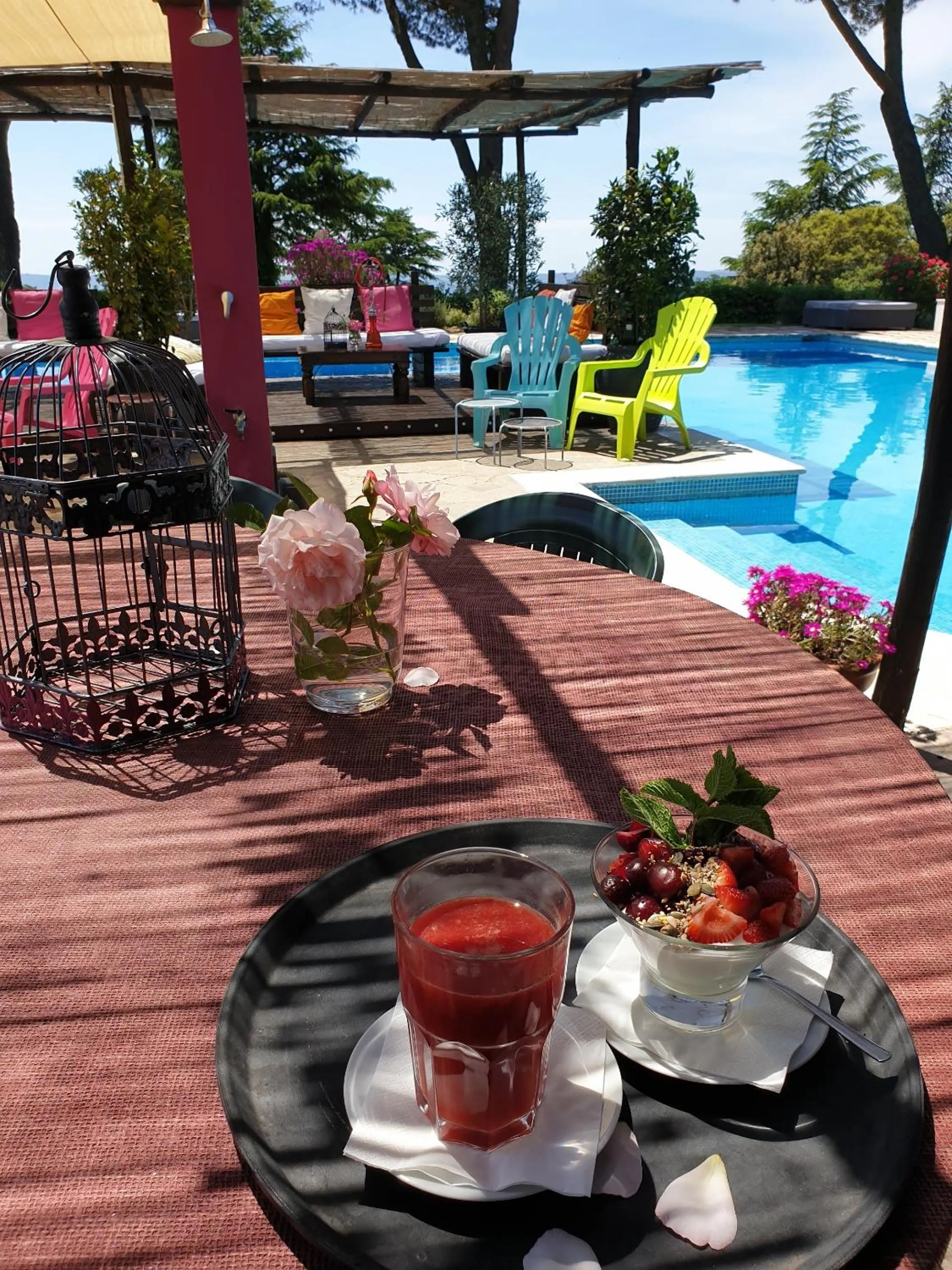 Patio in Almanuda Naturist Village