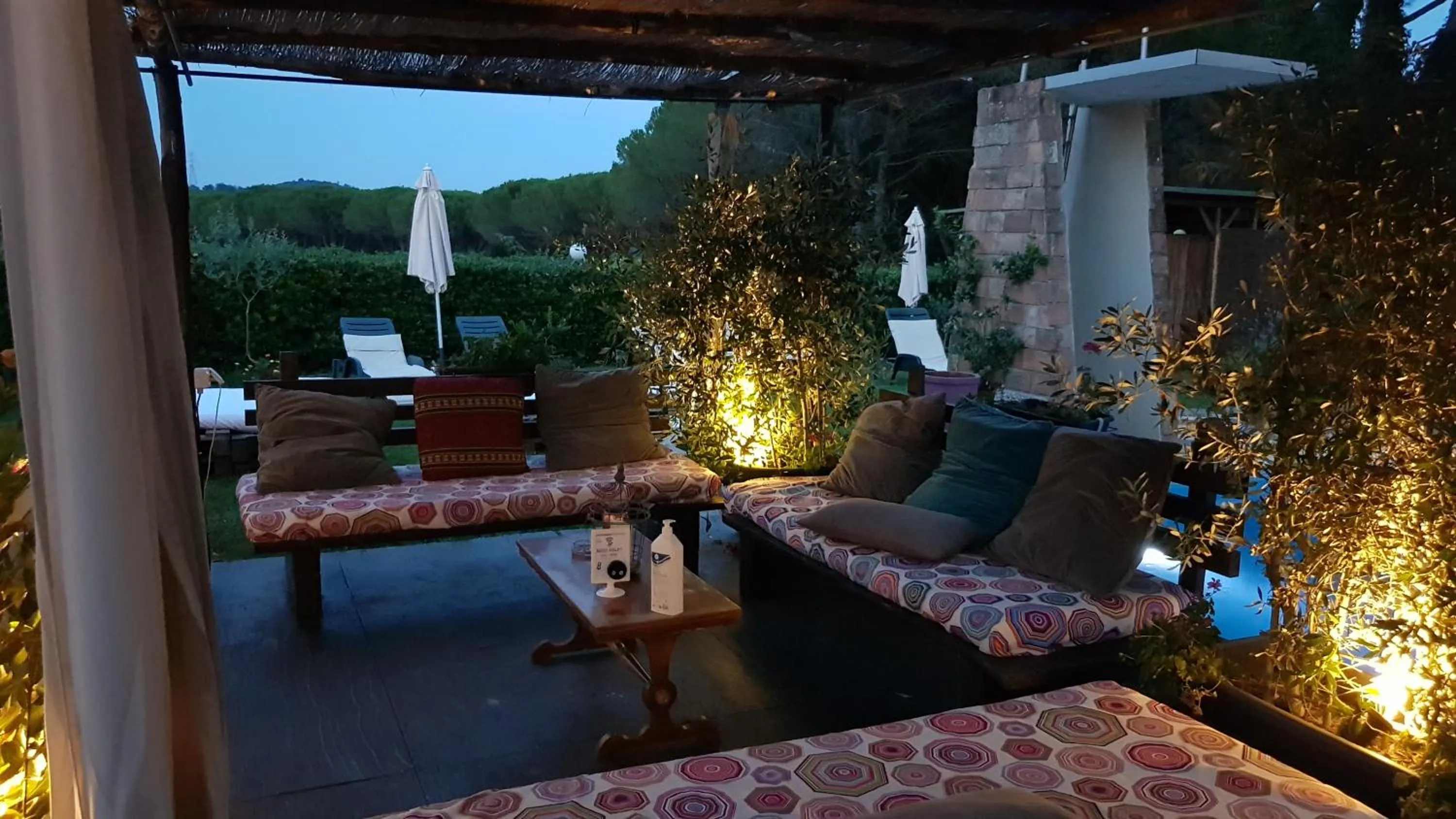 Patio in Almanuda Naturist Village