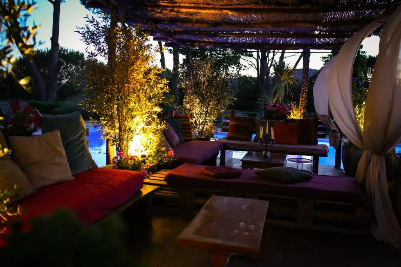 Patio in Almanuda Naturist Village