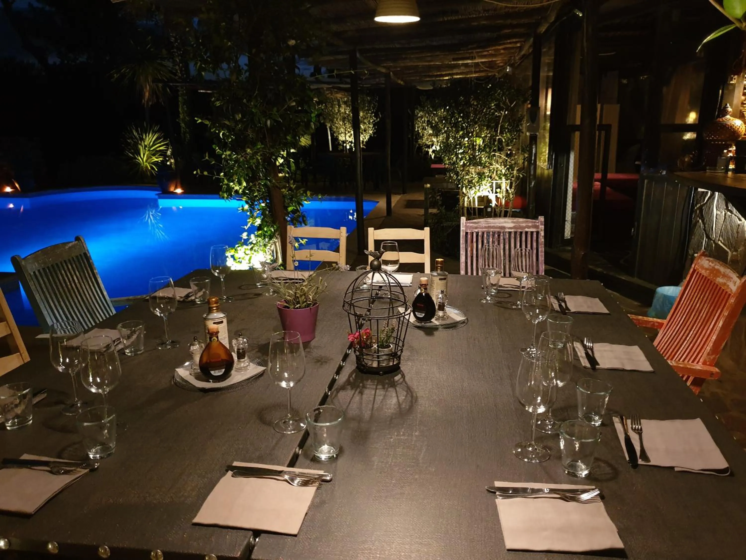 Patio in Almanuda Naturist Village