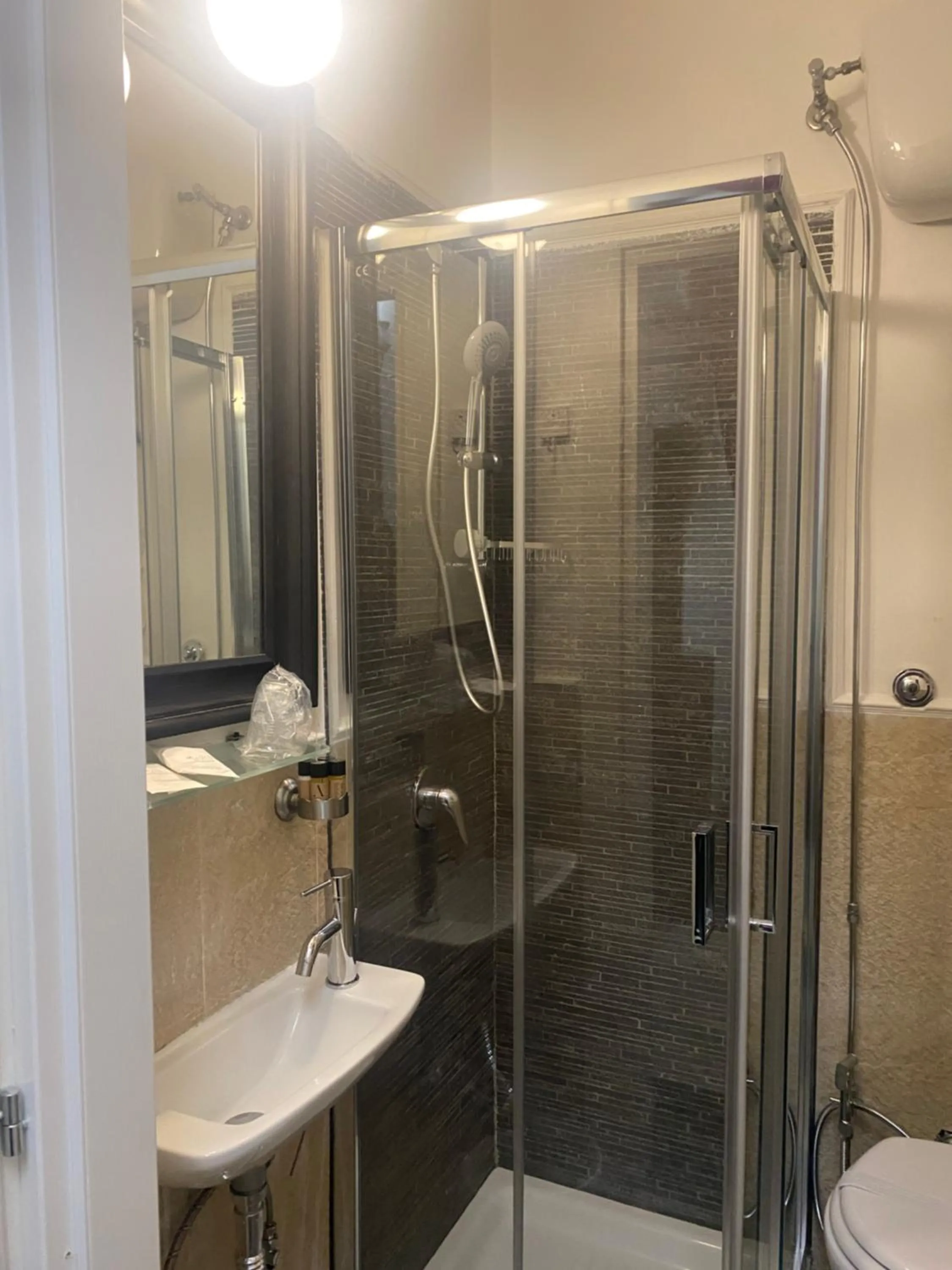 Shower in Hotel Plebiscito Aparthotel