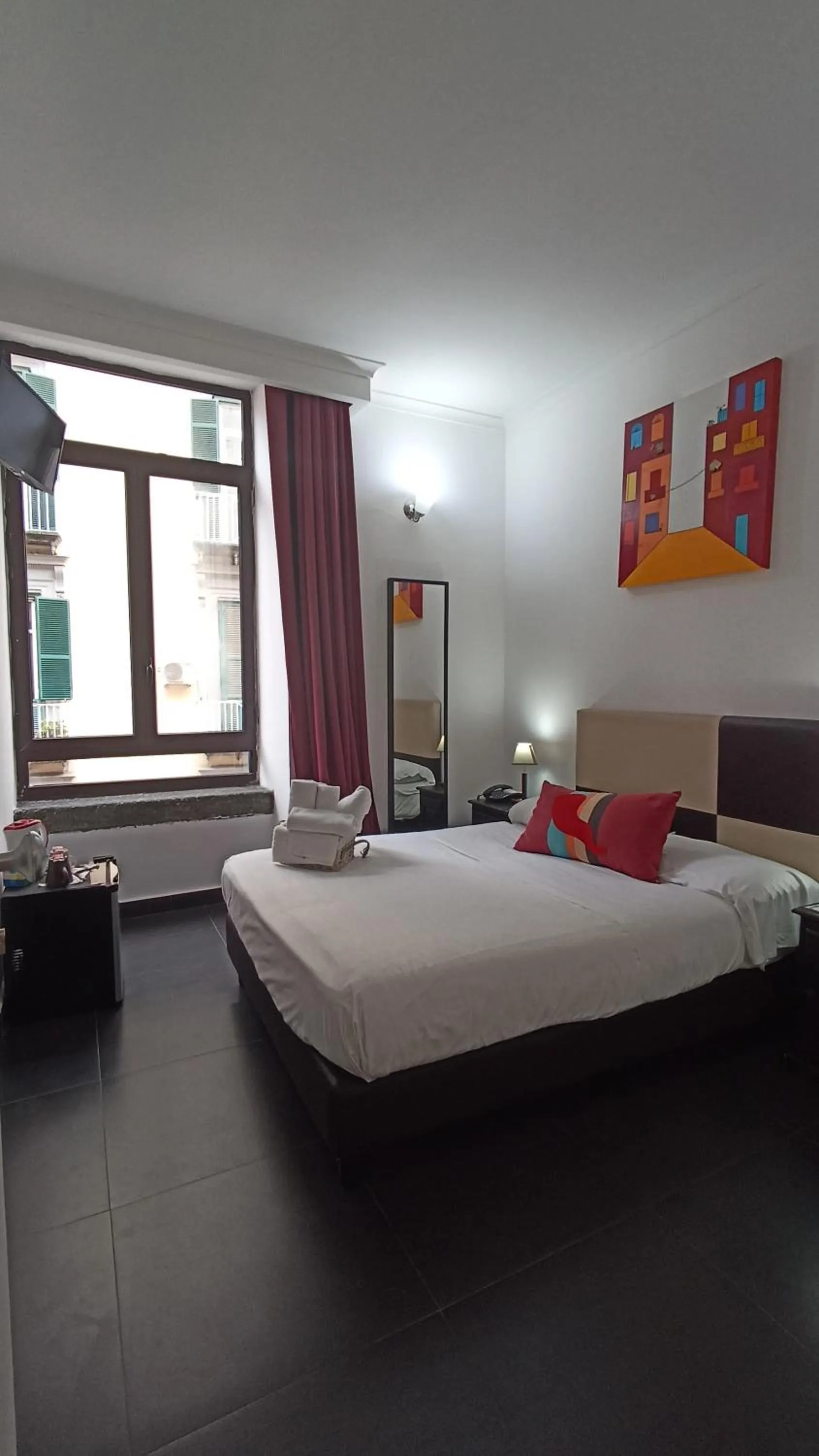 Bed in Hotel Plebiscito Aparthotel