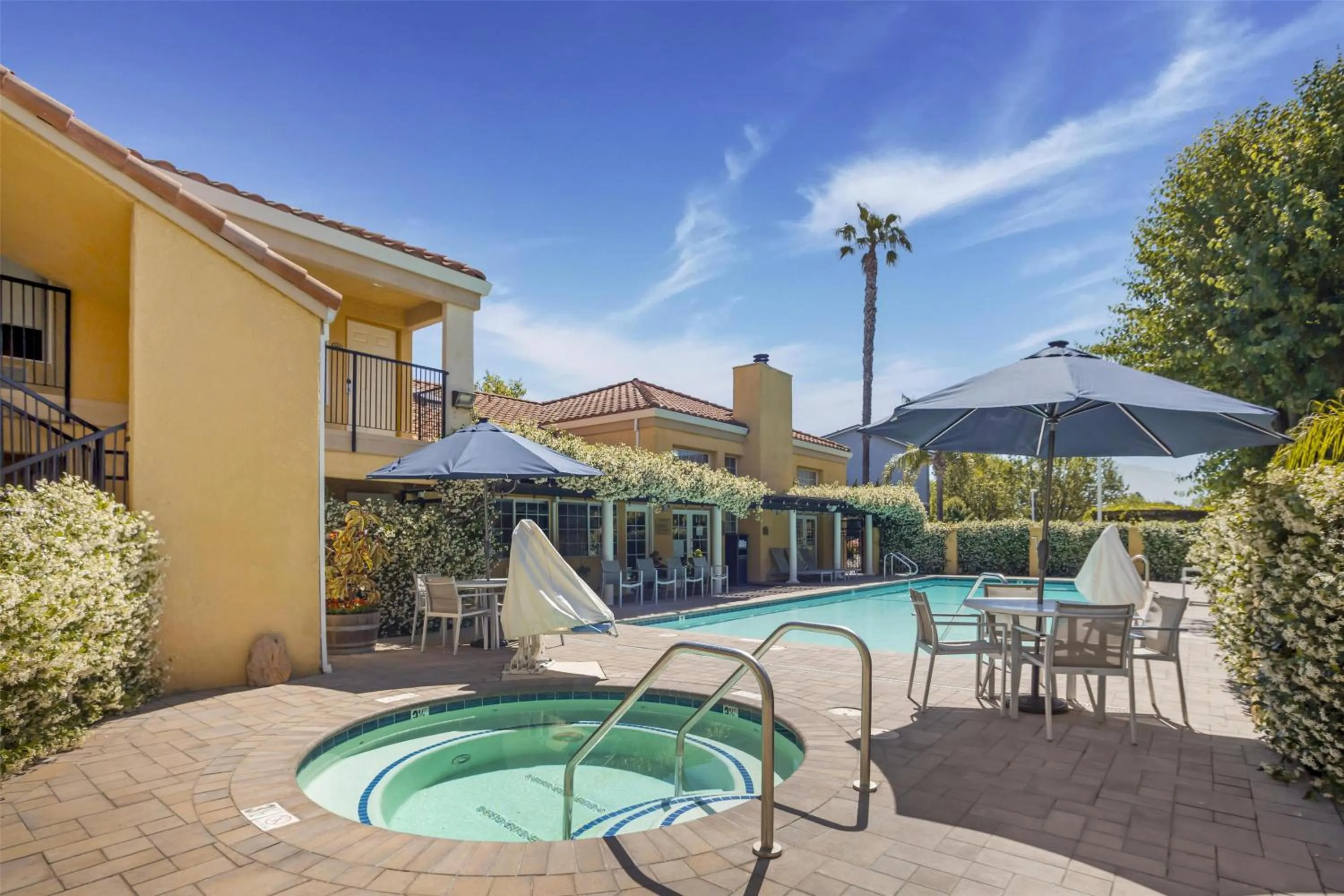 Pool view in Best Western Plus Dixon Davis