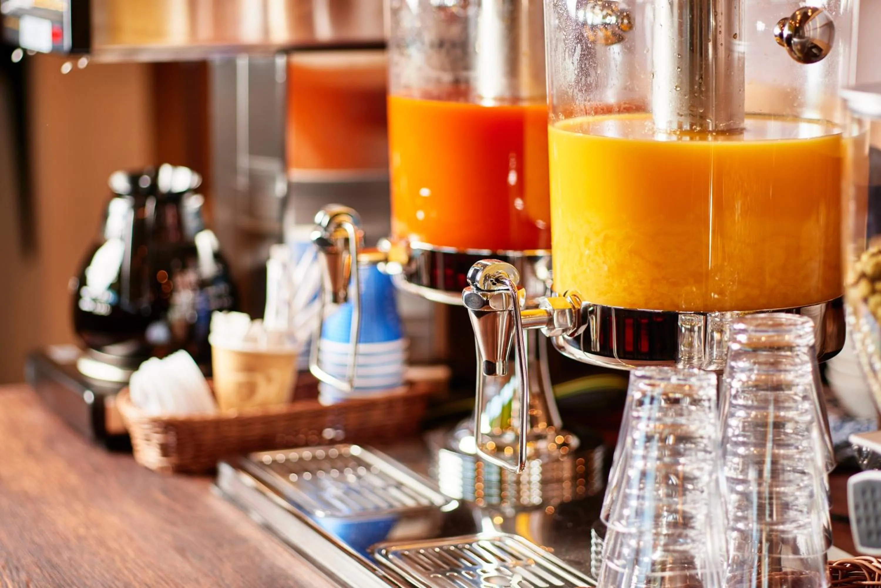 Buffet breakfast in Hotel KAN-RAKU Saitama Honjo-Waseda Hinoki No Yakata