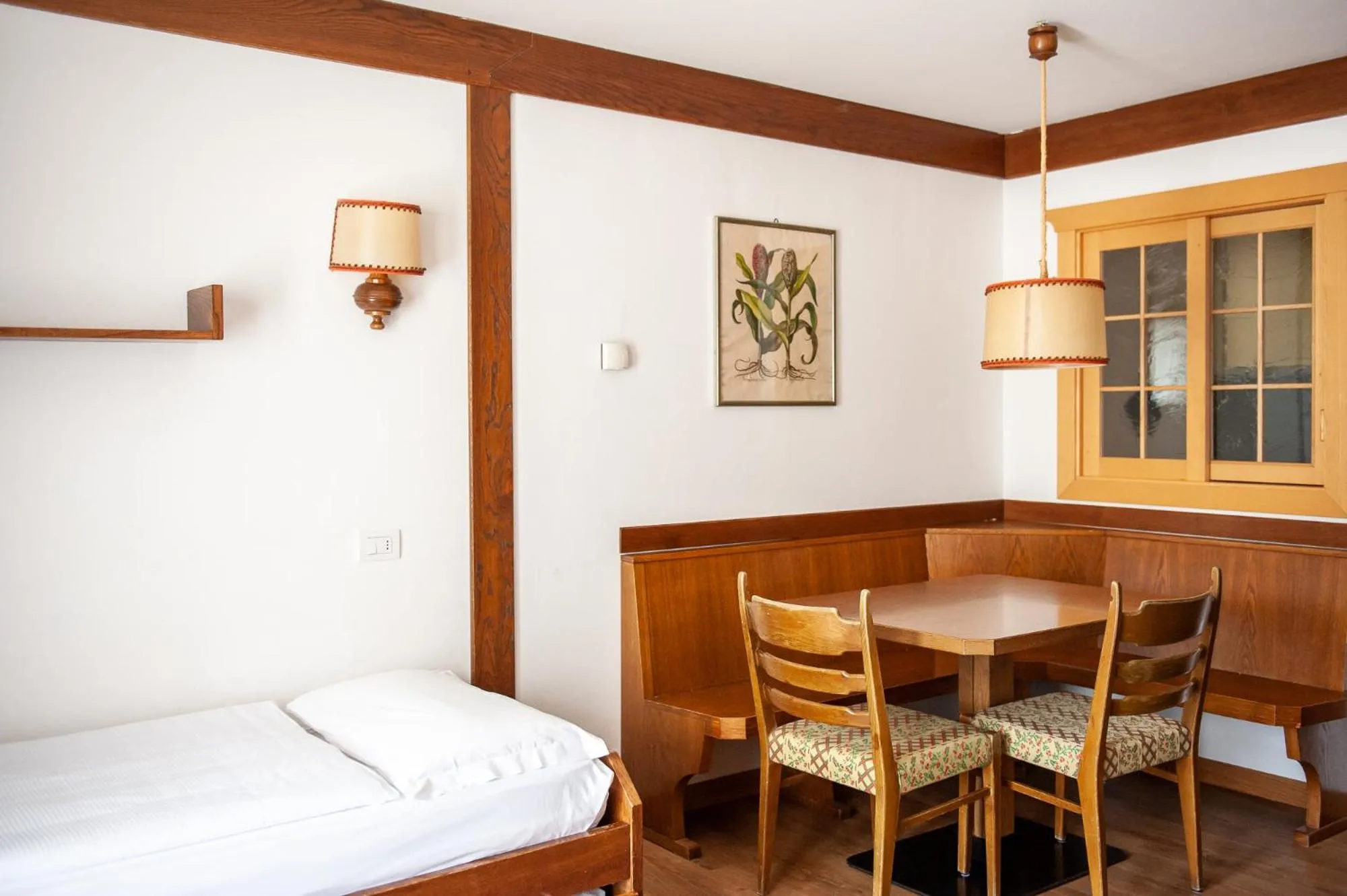 Living room, Bed in Residence Lastei