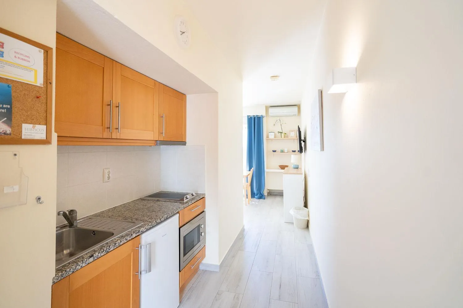 kitchen in Luz Beach Apartments