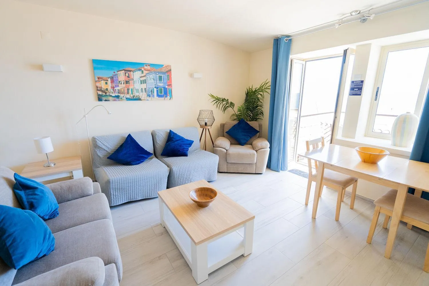 Living room in Luz Beach Apartments