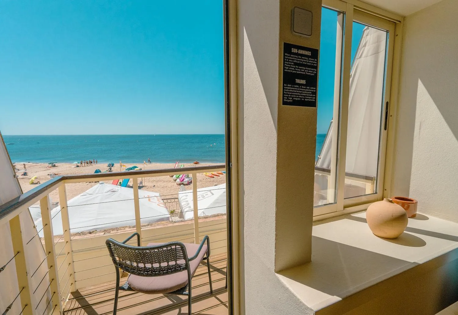 Balcony/Terrace in Luz Beach Apartments