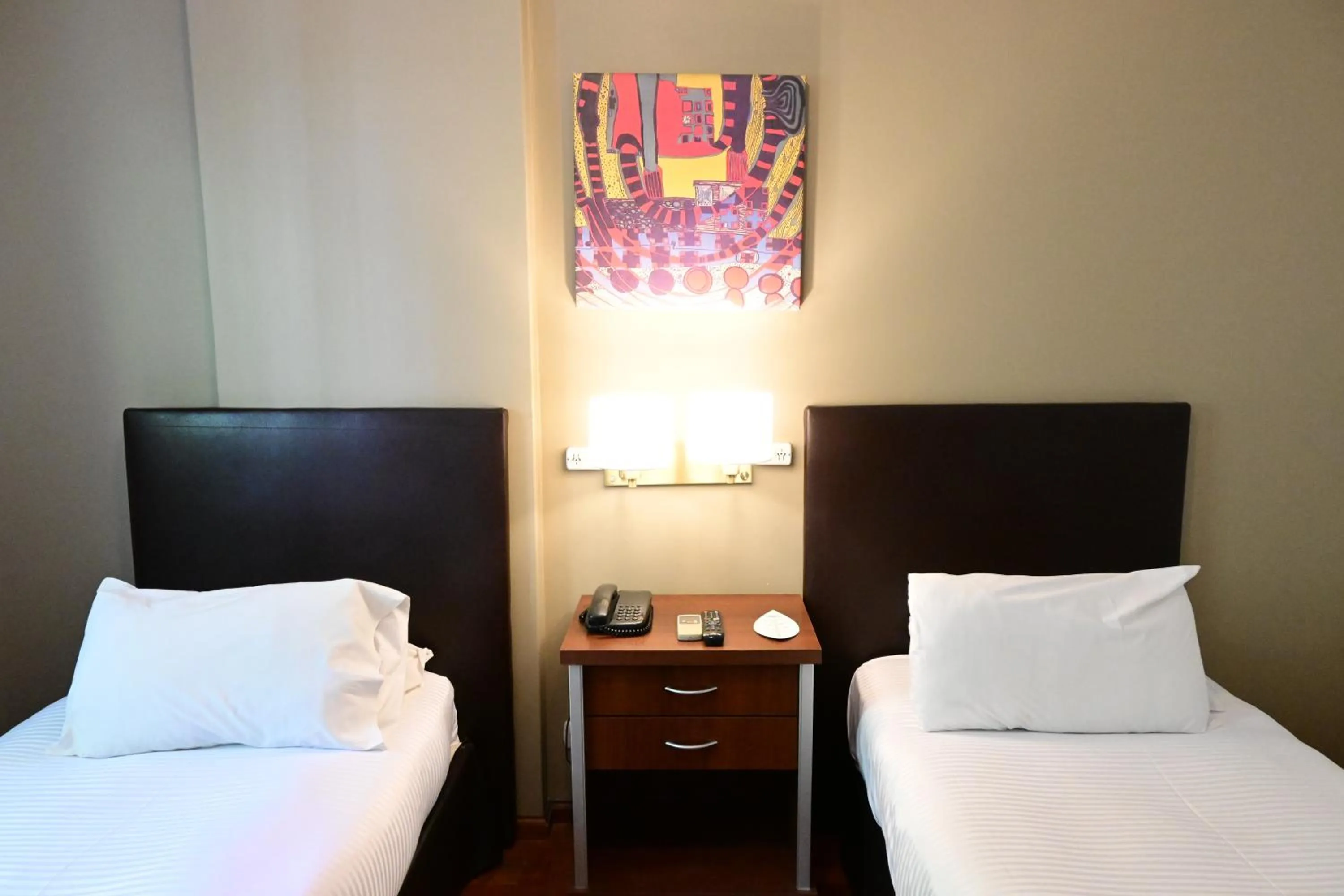 Bed in Hotel Mendoza