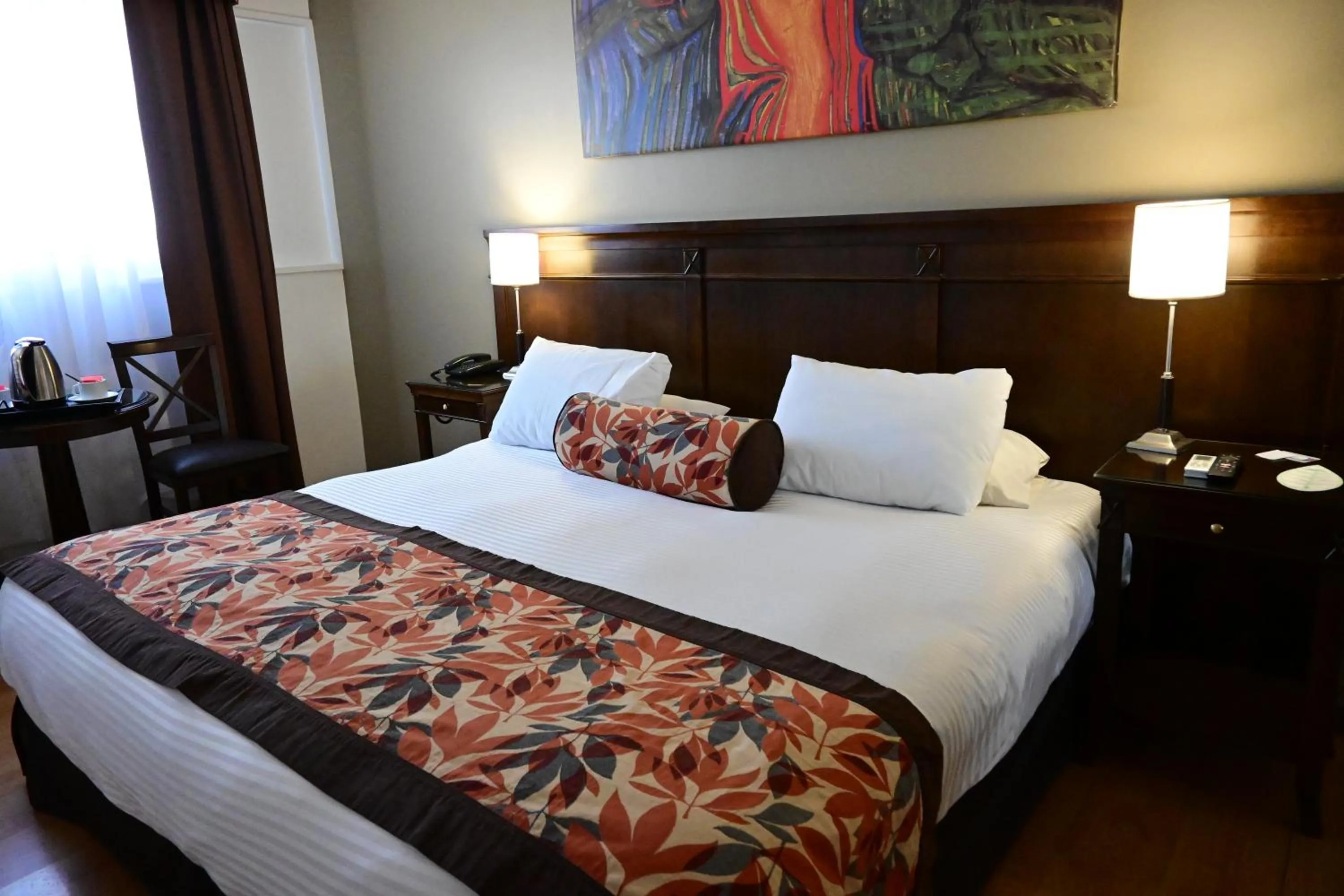 Bed in Hotel Mendoza