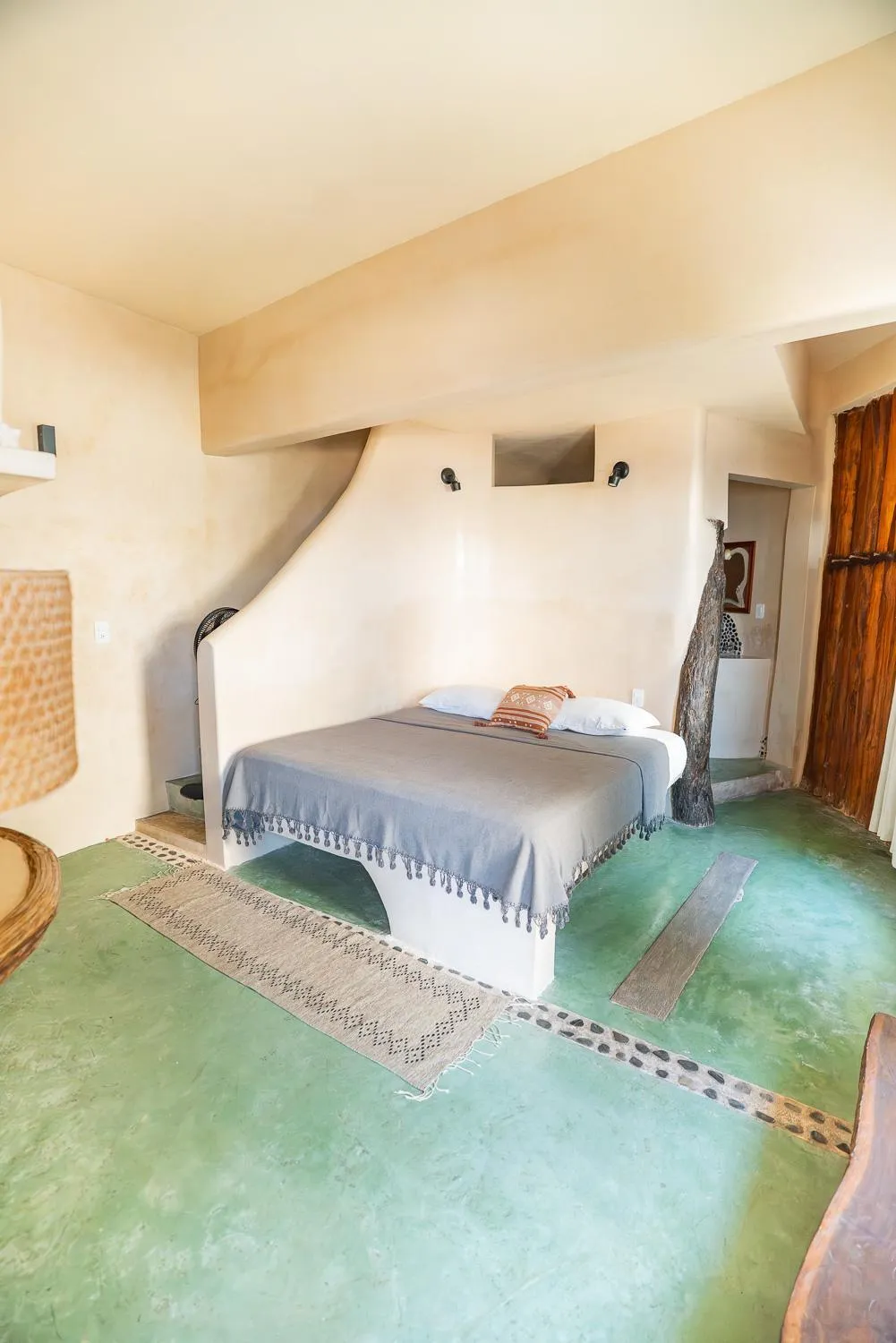 Bed in La Posada del Sol Boutique Hotel Tulum