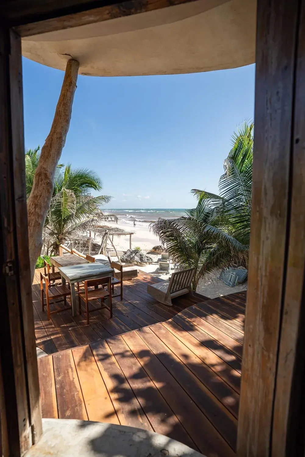 Master Suite Ocean Front king size bed in La Posada del Sol Boutique Hotel Tulum Master Suite Ocean Front king size bed in La Posada del Sol Boutique Hotel Tulum
