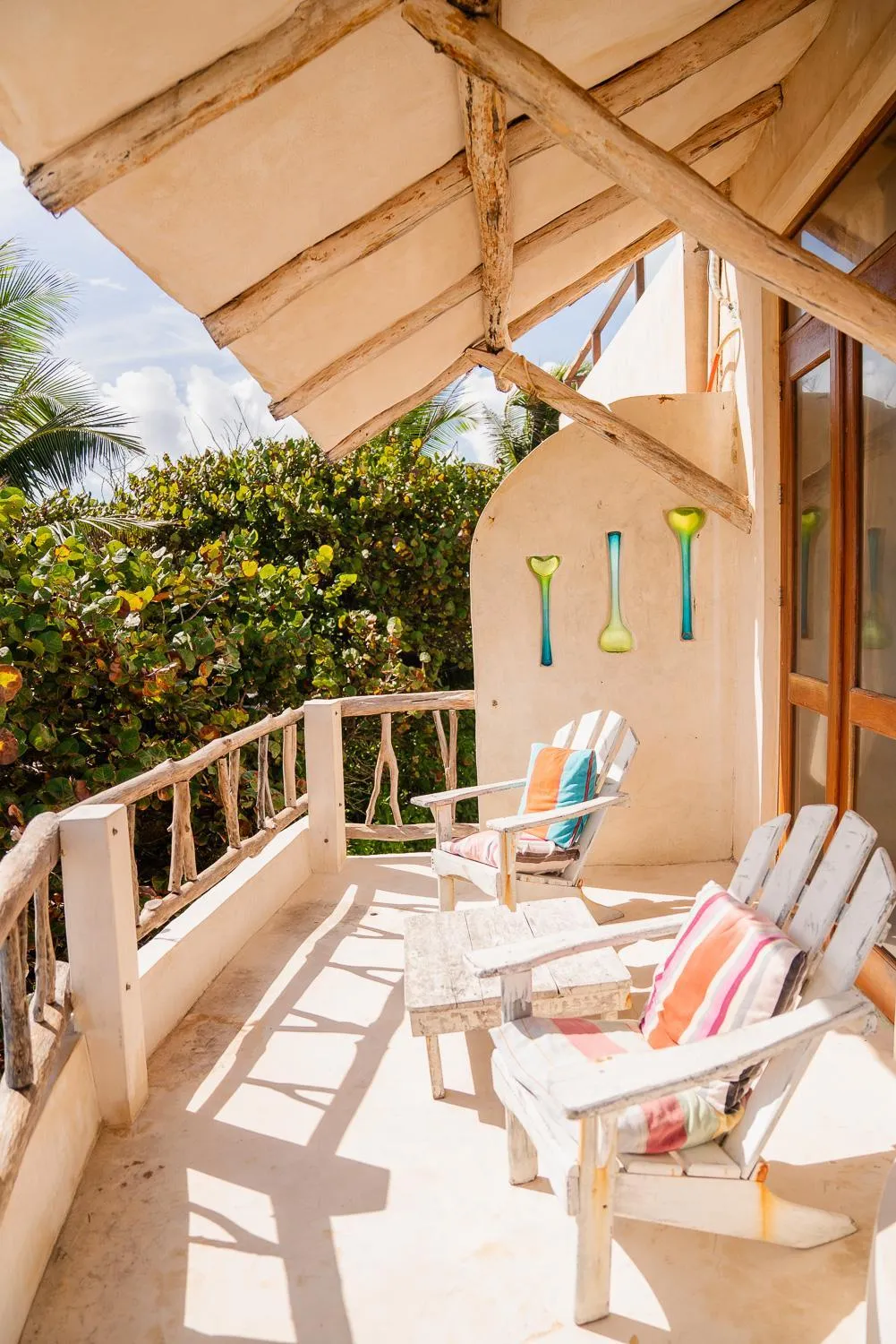 Natural landscape in La Posada del Sol Boutique Hotel Tulum