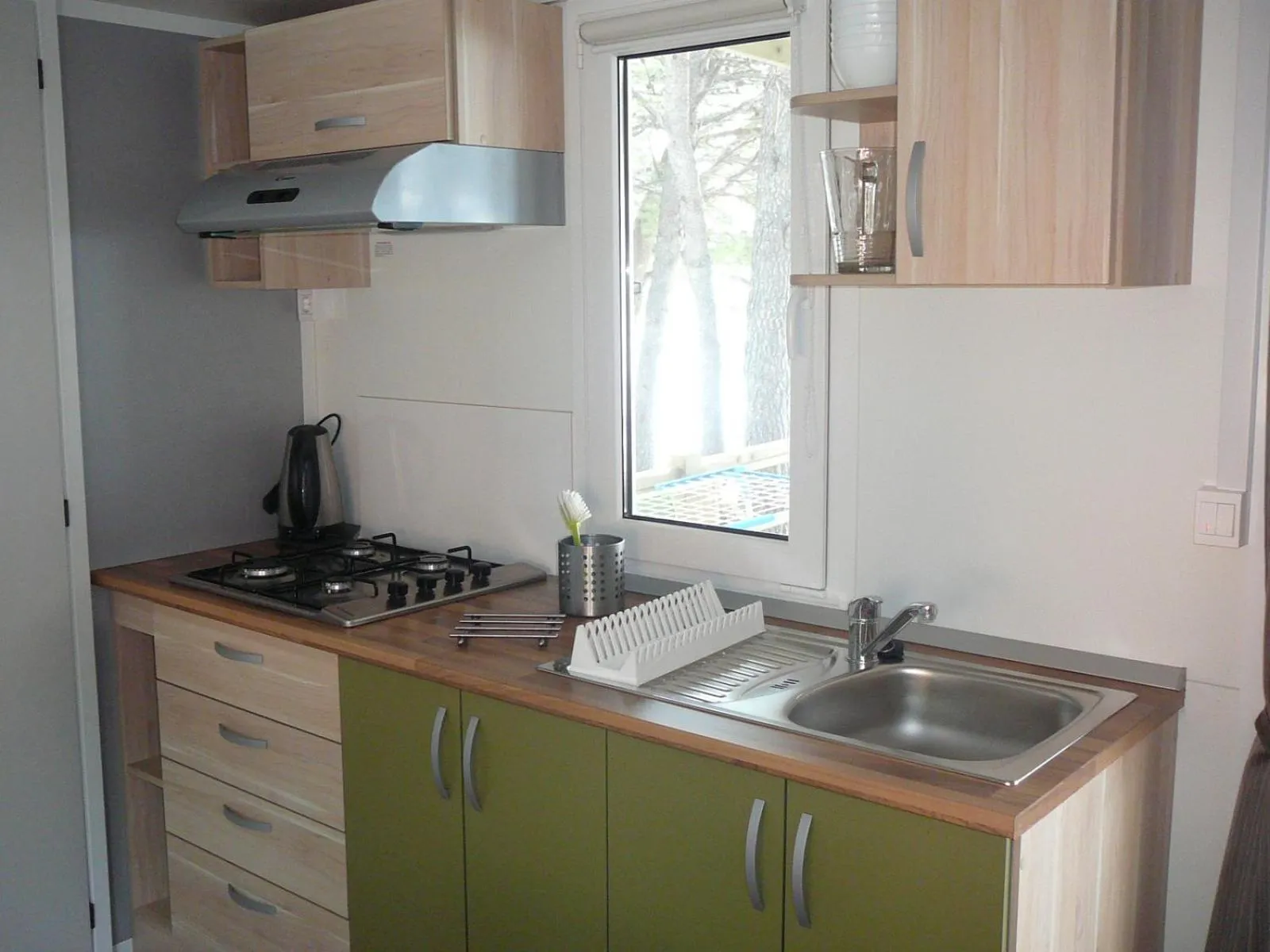 Kitchen or kitchenette in Victoria Mobilhome Camping Dole-Živogošče