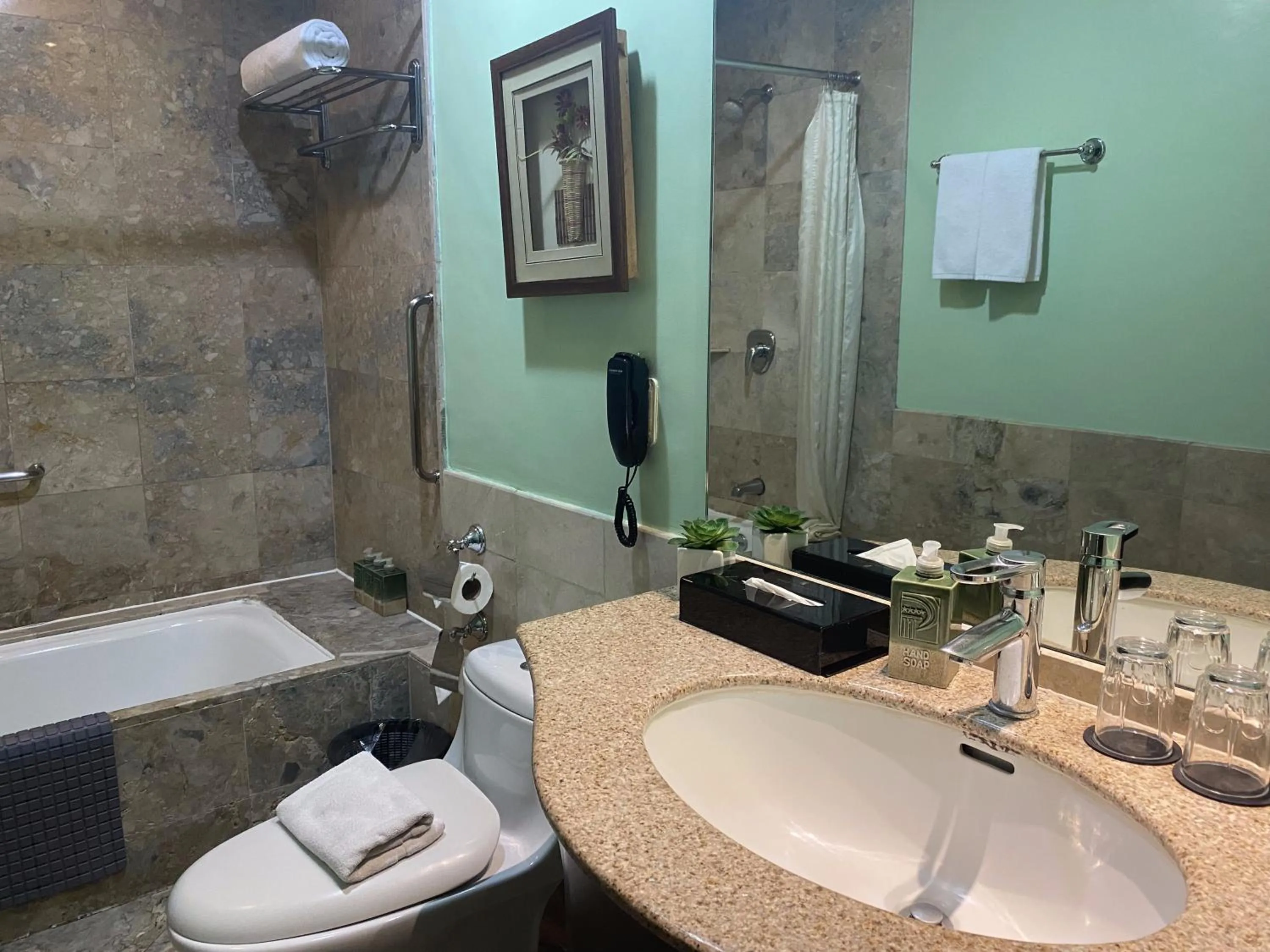 Bathroom in Makati Palace Hotel