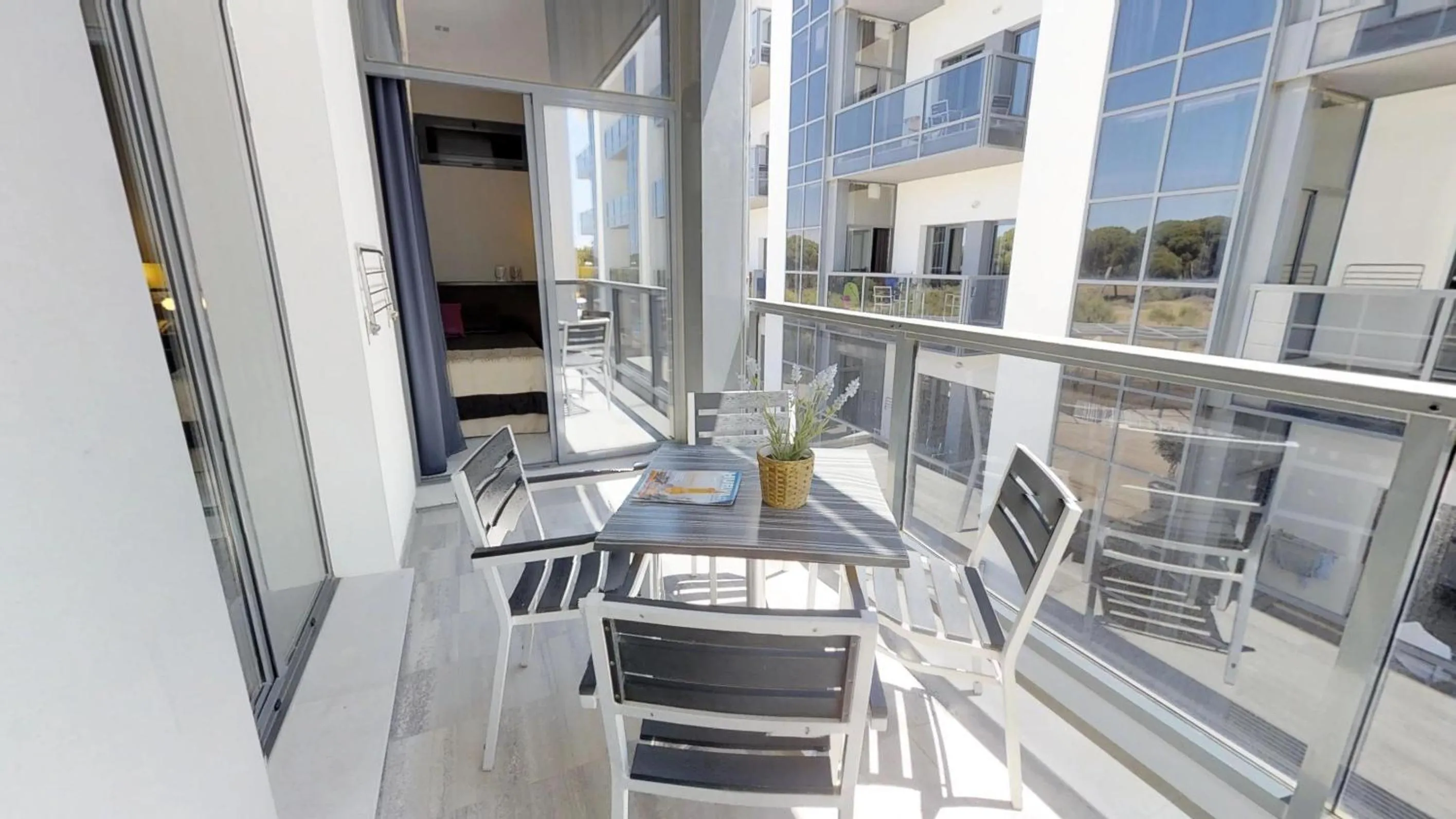 Balcony/Terrace in Leo Deluxe Punta Umbría