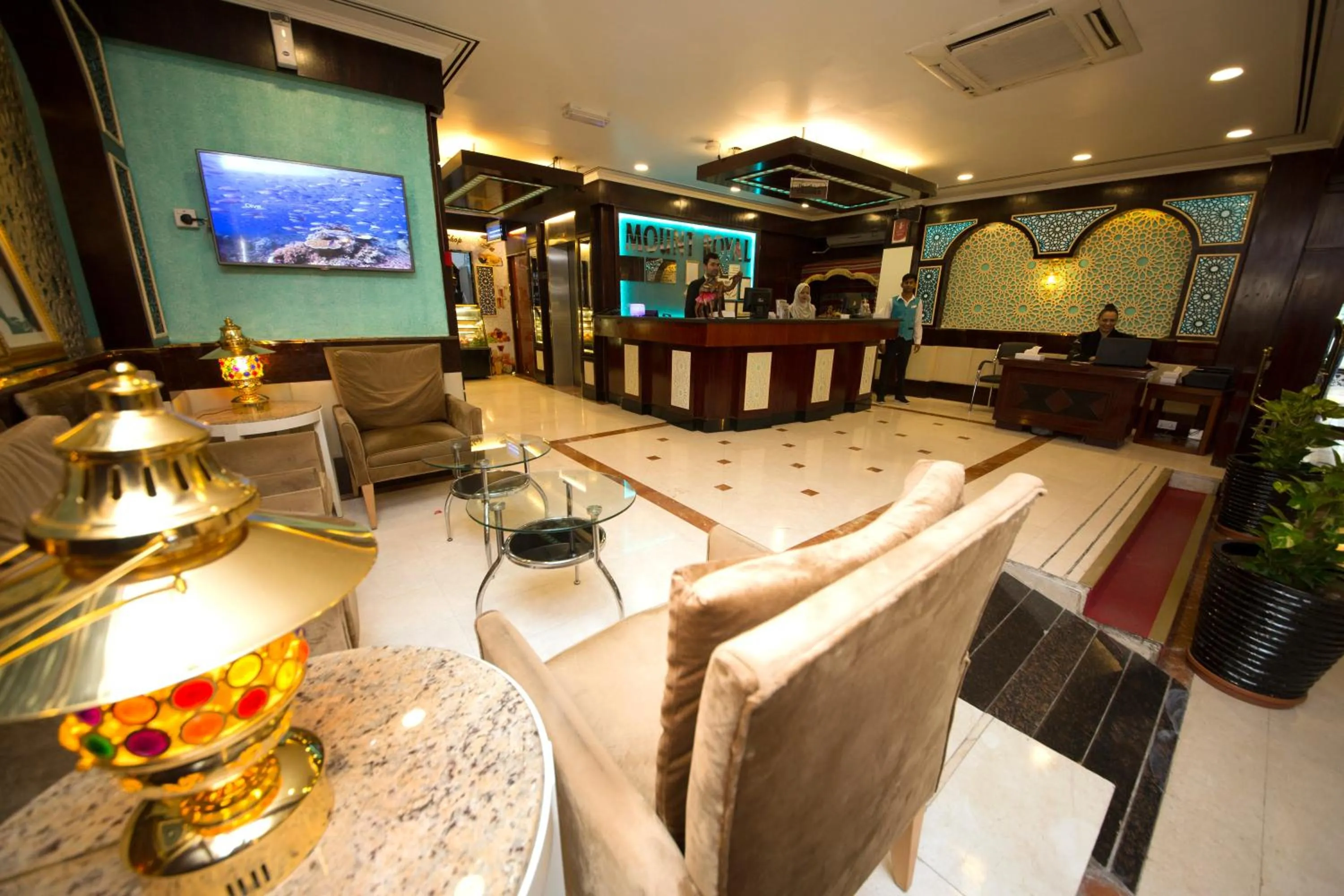 Lobby or reception in Mount Royal Hotel