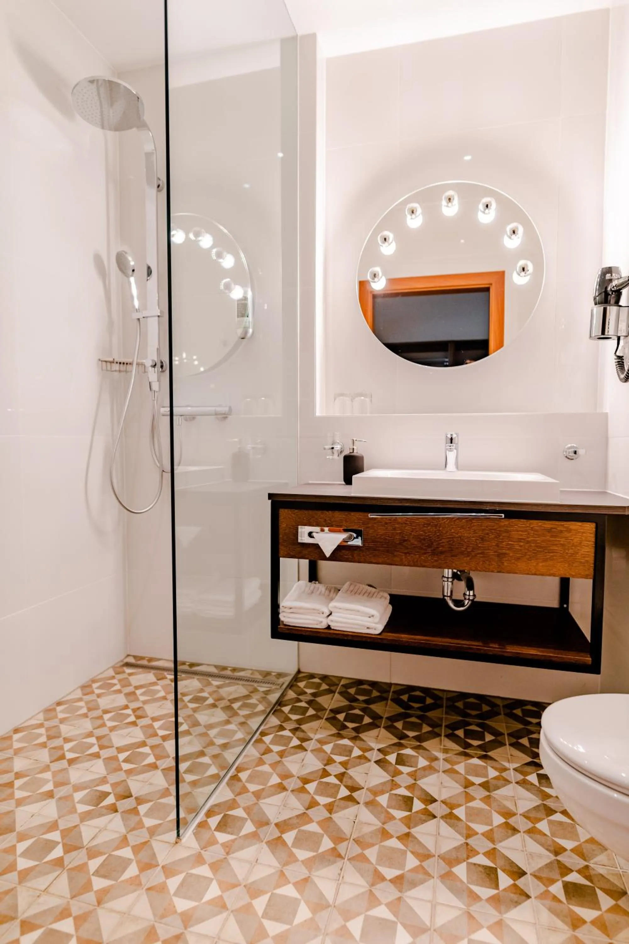 Bathroom in Hotel Eitljörg