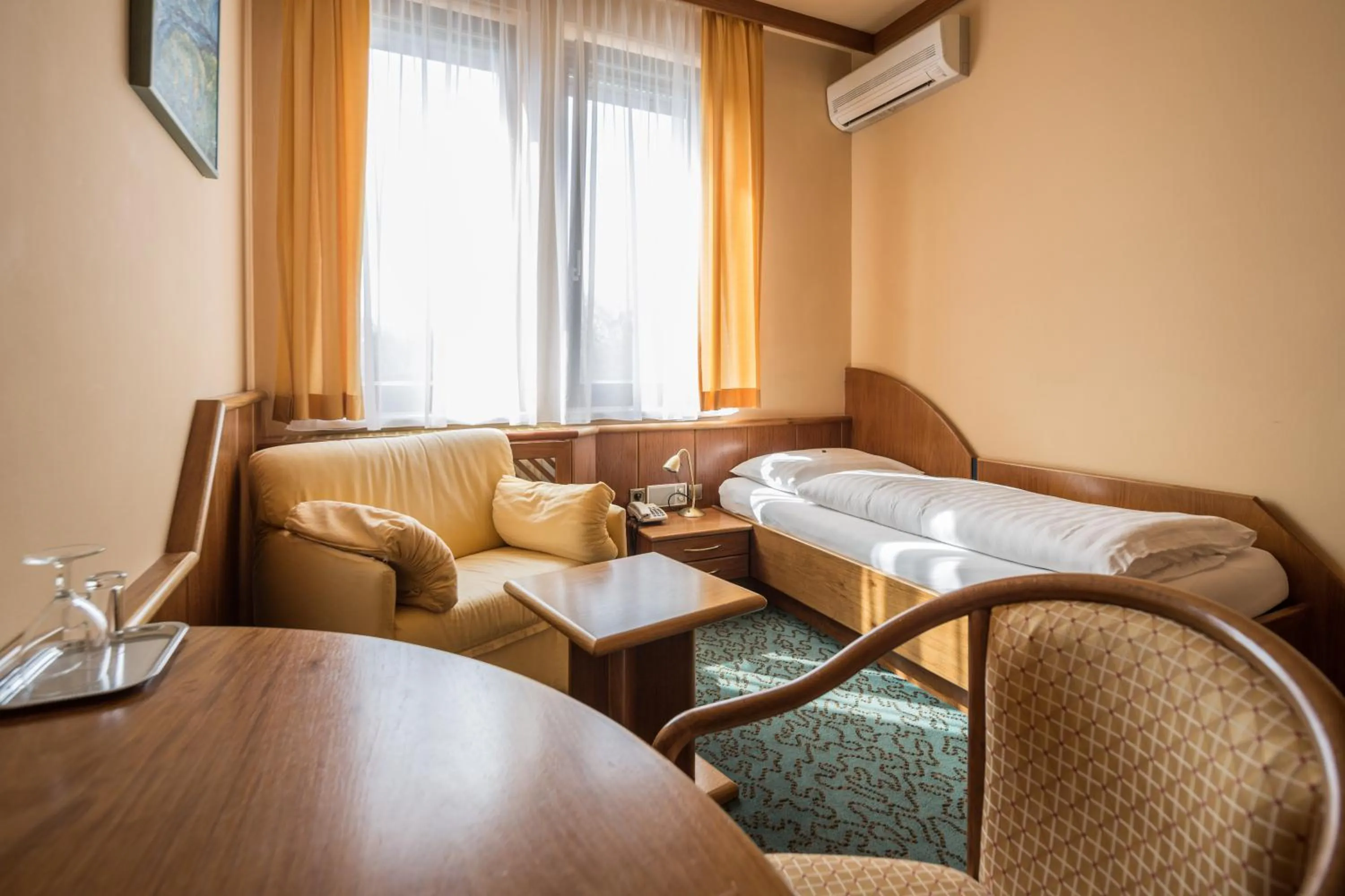 Patio, Bed in Hotel Eitljörg