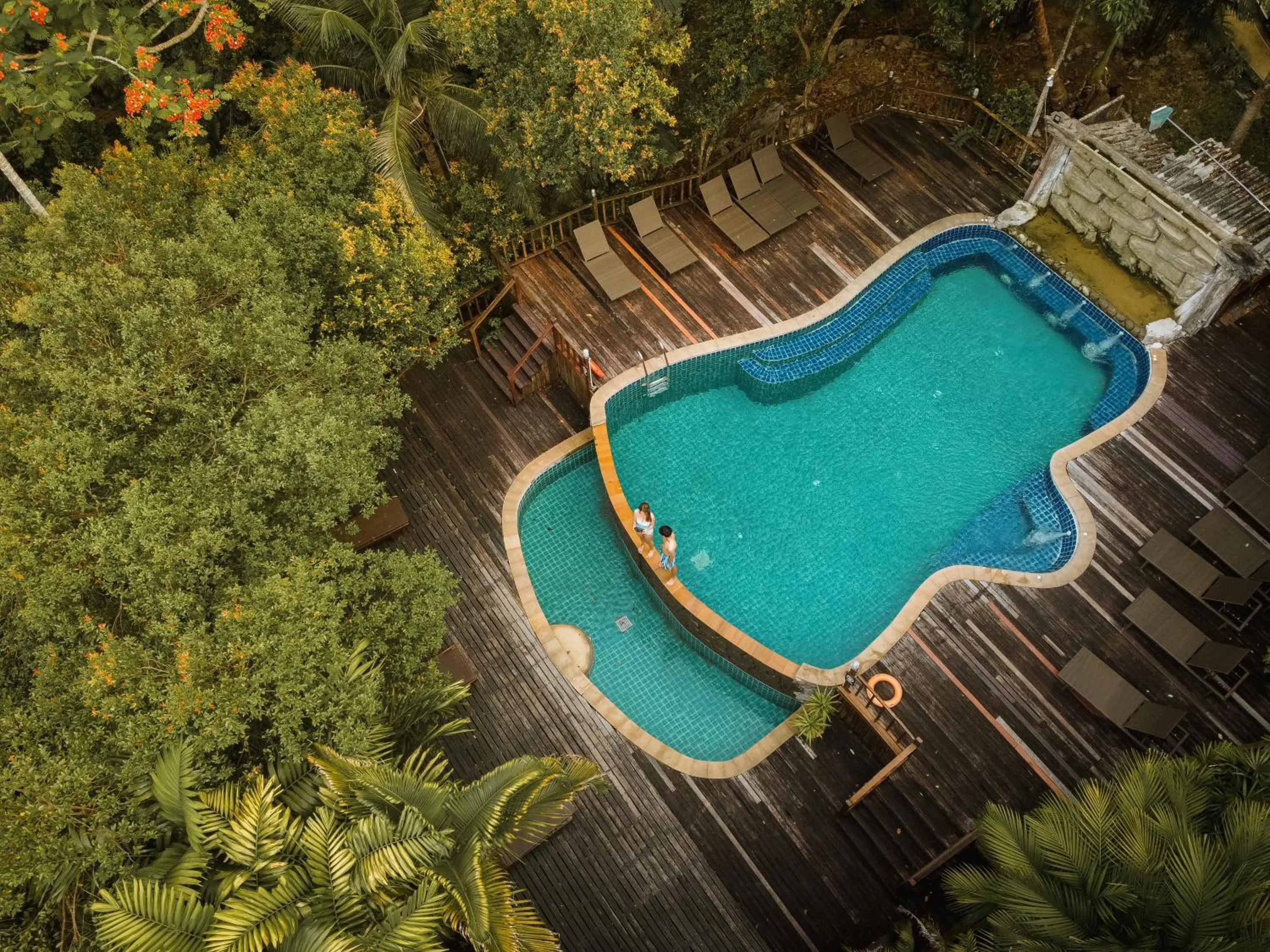 Swimming pool in The Vatika Resort and Spa