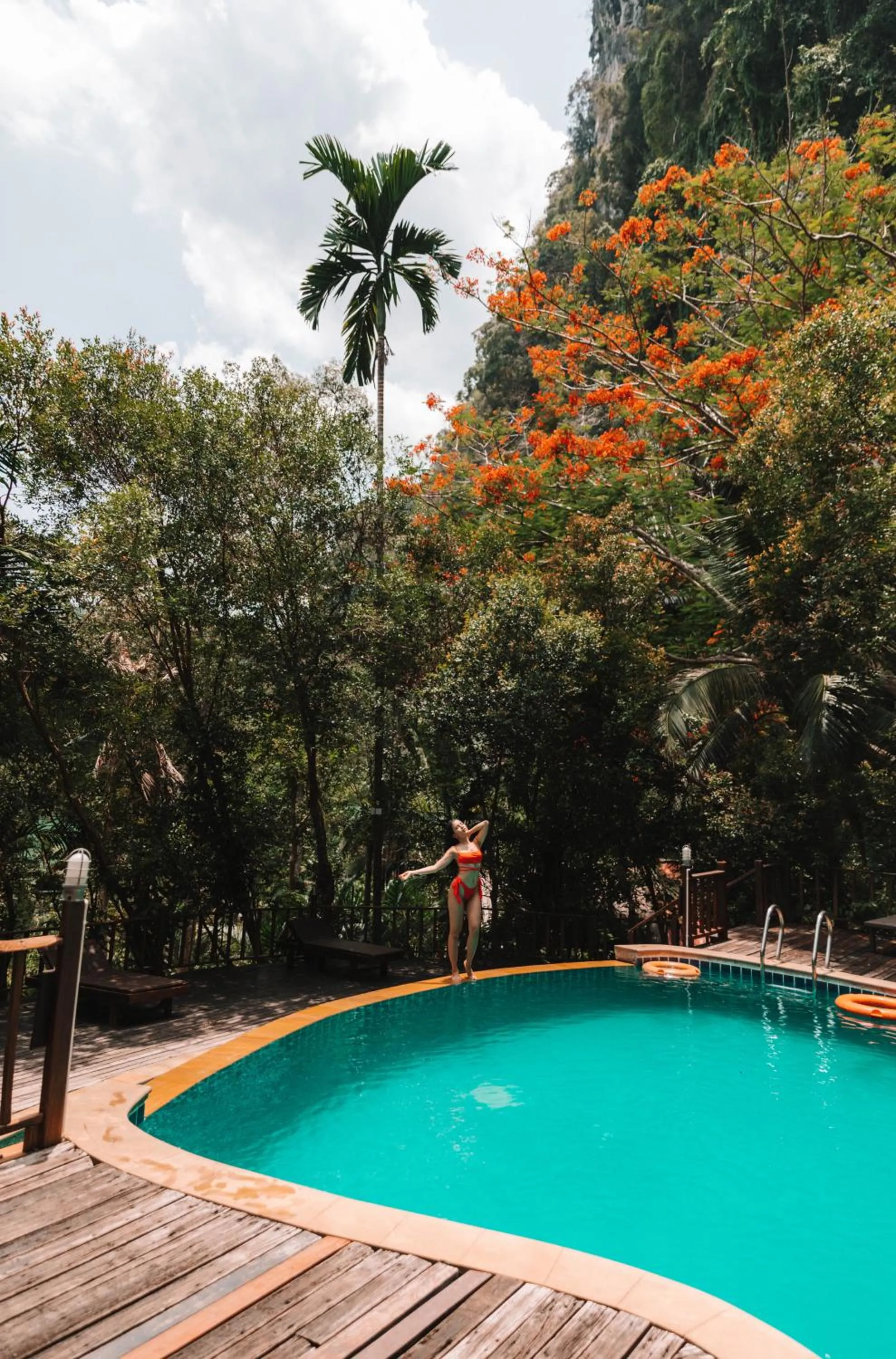 Swimming pool in The Vatika Resort and Spa