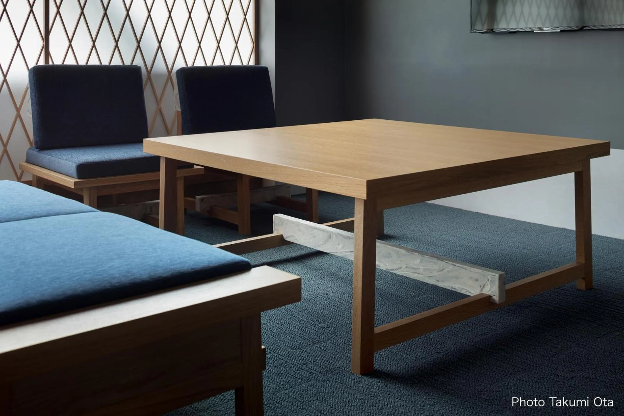 Living room in KUMU Kanazawa by THE SHARE HOTELS