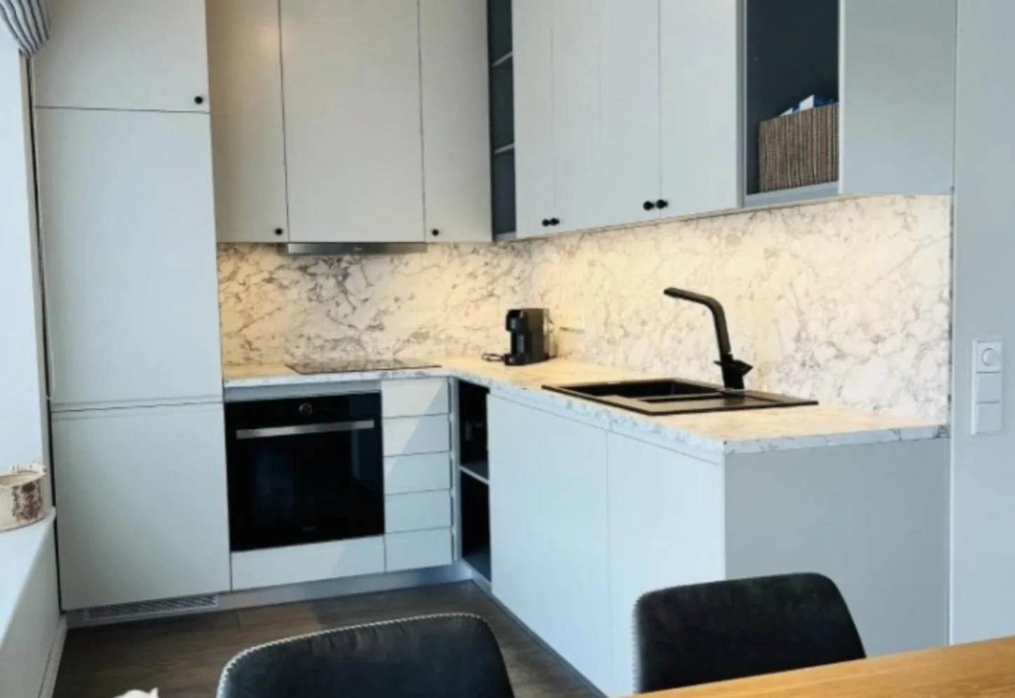 Kitchen or kitchenette in Arensburg Boutique Hotel & Spa