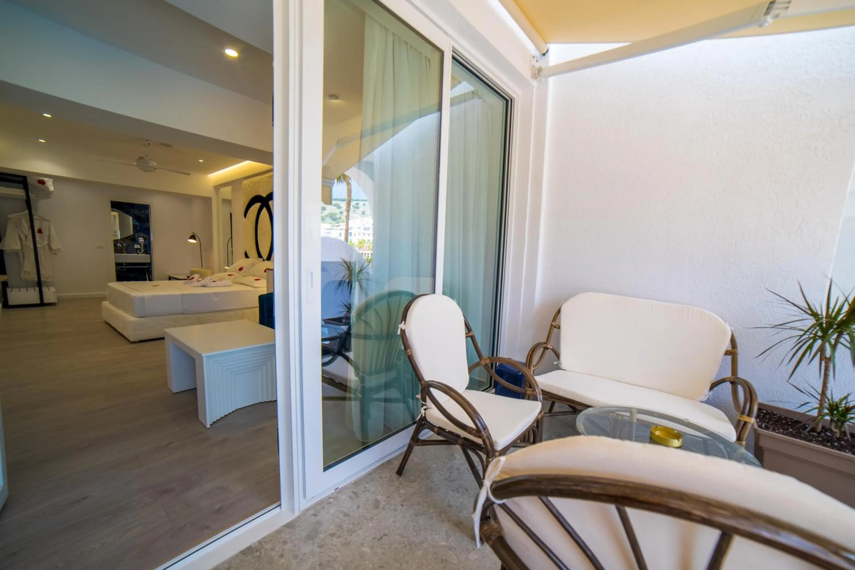 Seating area in Adam & Eve Suites