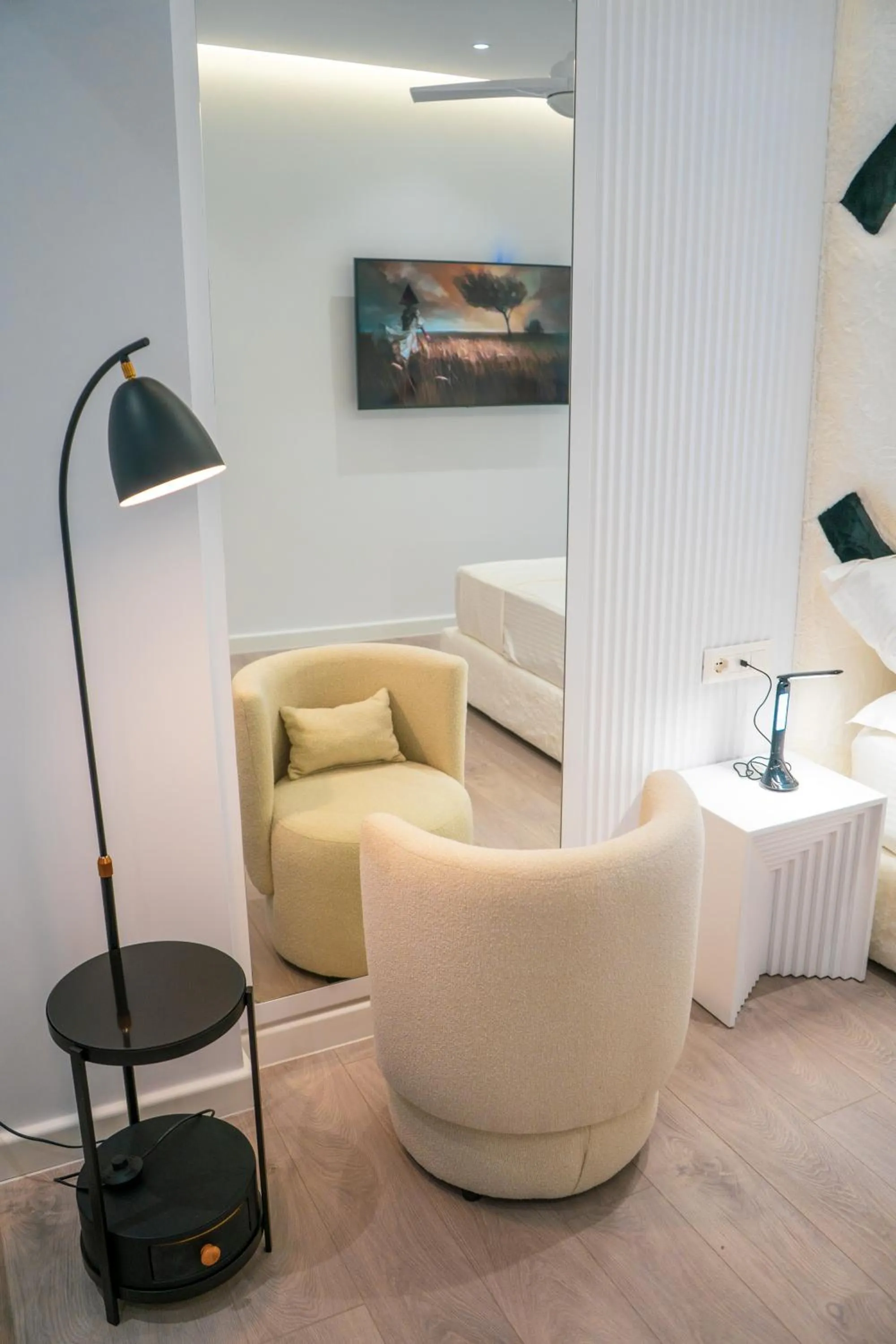 Seating area in Adam & Eve Suites