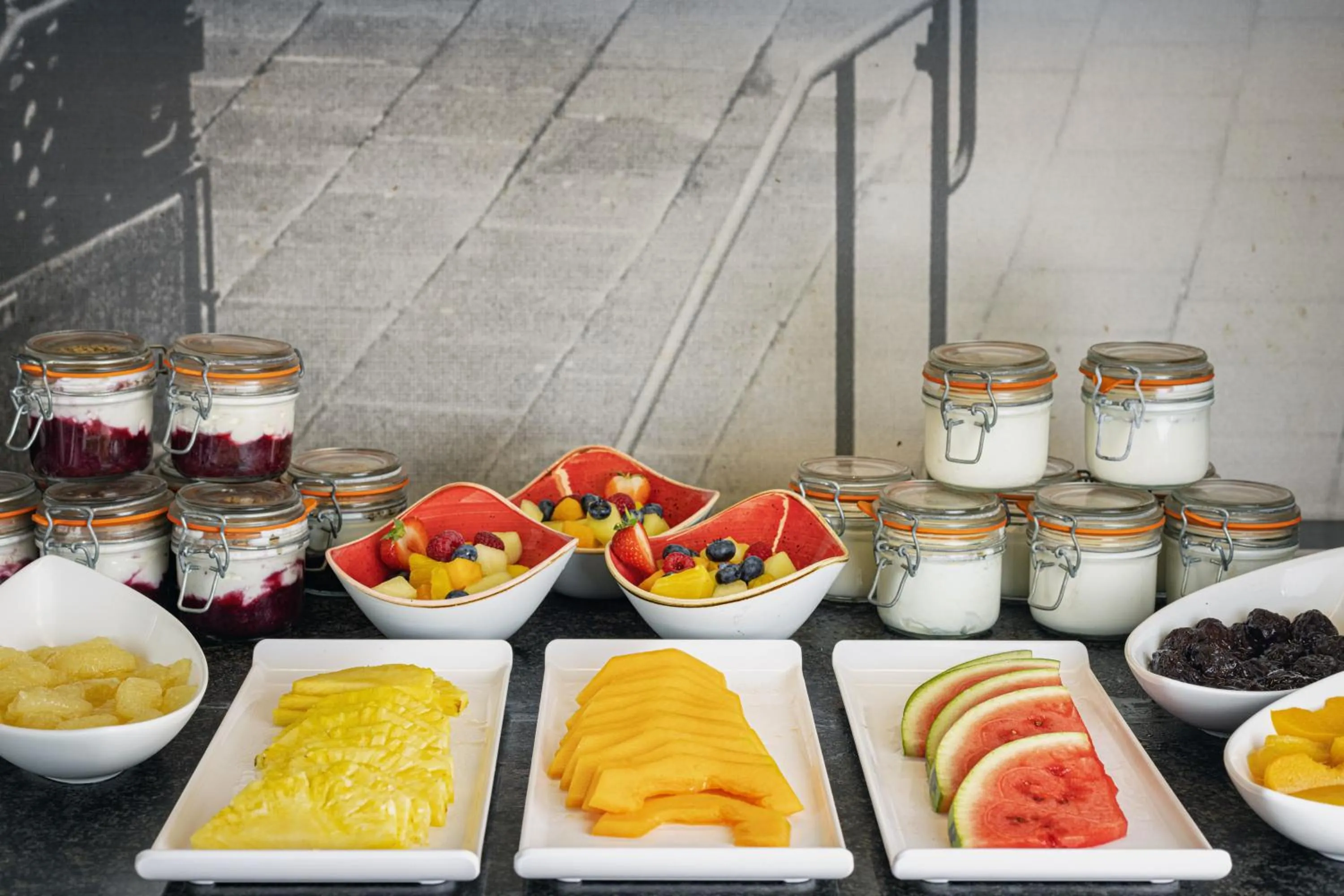 Breakfast in The Queens Gate Hotel