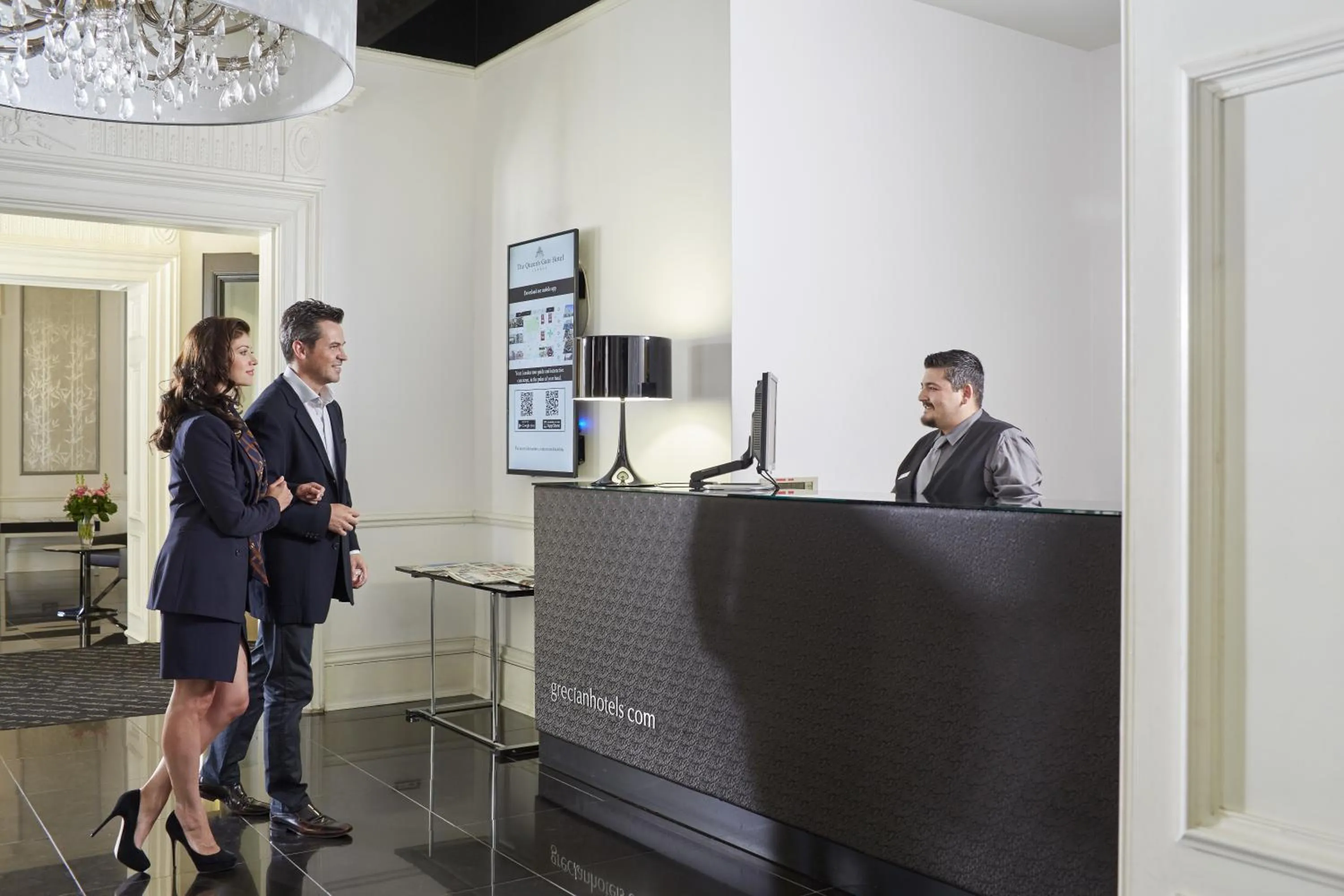 Staff in The Queens Gate Hotel